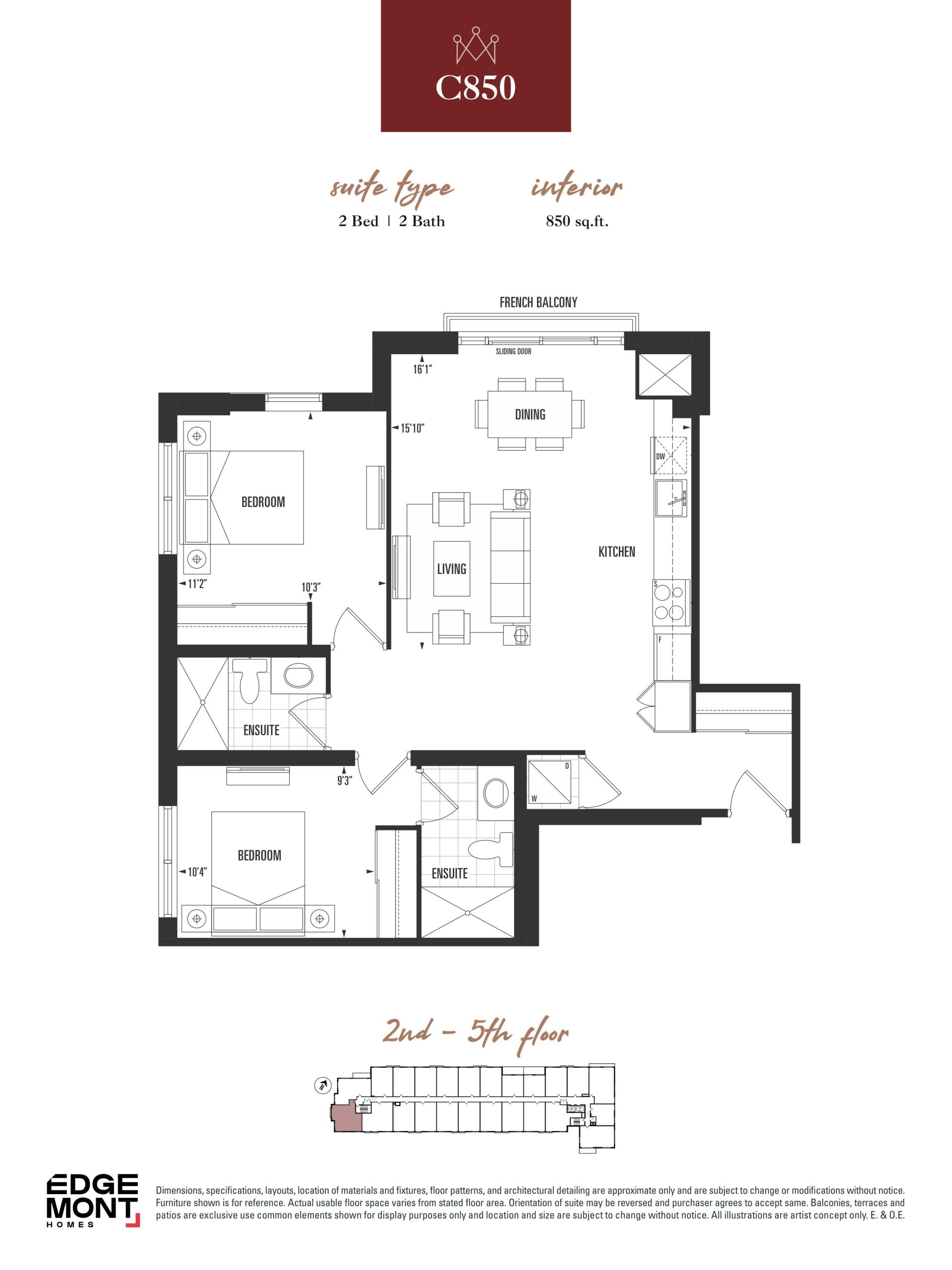 C850 plan preview