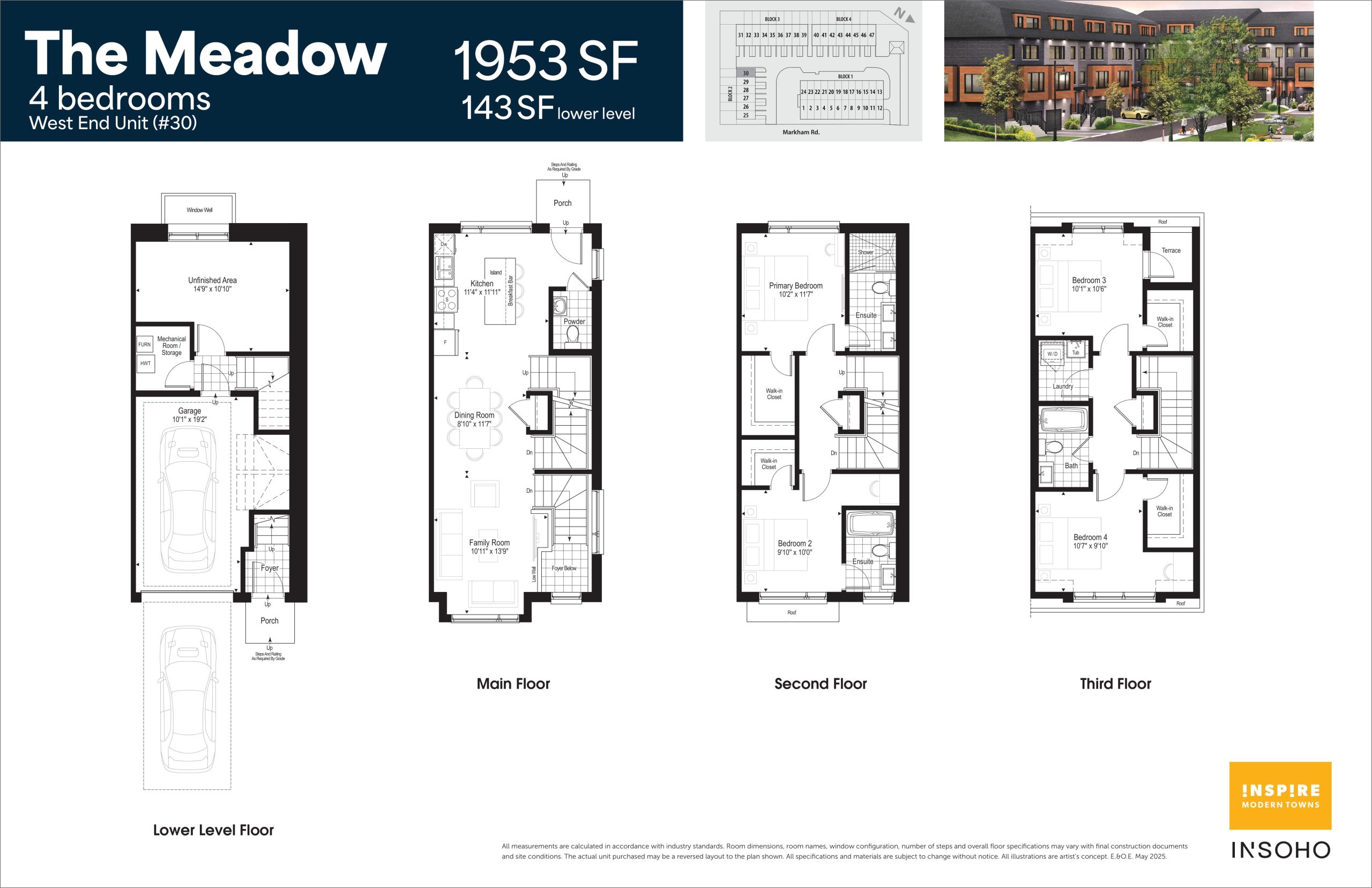 The Meadow West End Unit plan preview