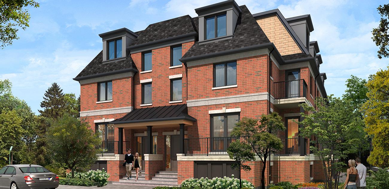 Lytton Park Custom Townhomes, Toronto. Artist’s rendering.