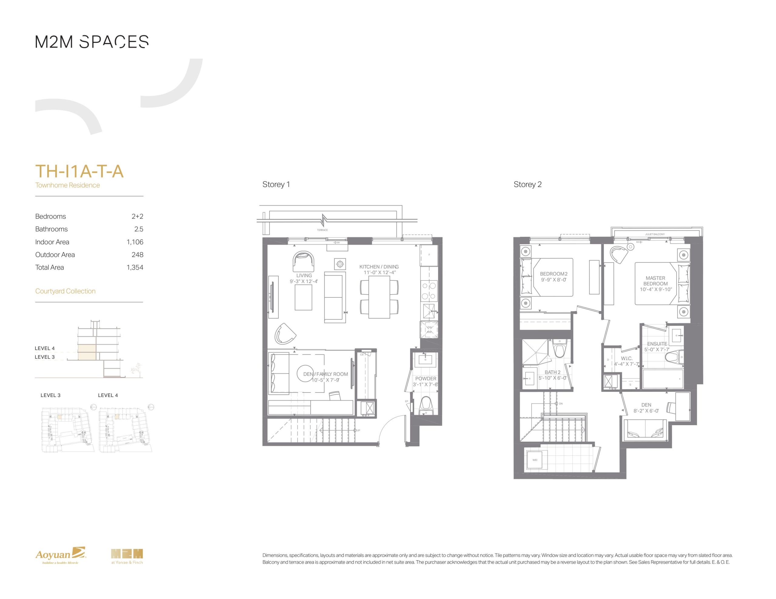 TH-I1A-T-A (Courtyard Collection) plan preview