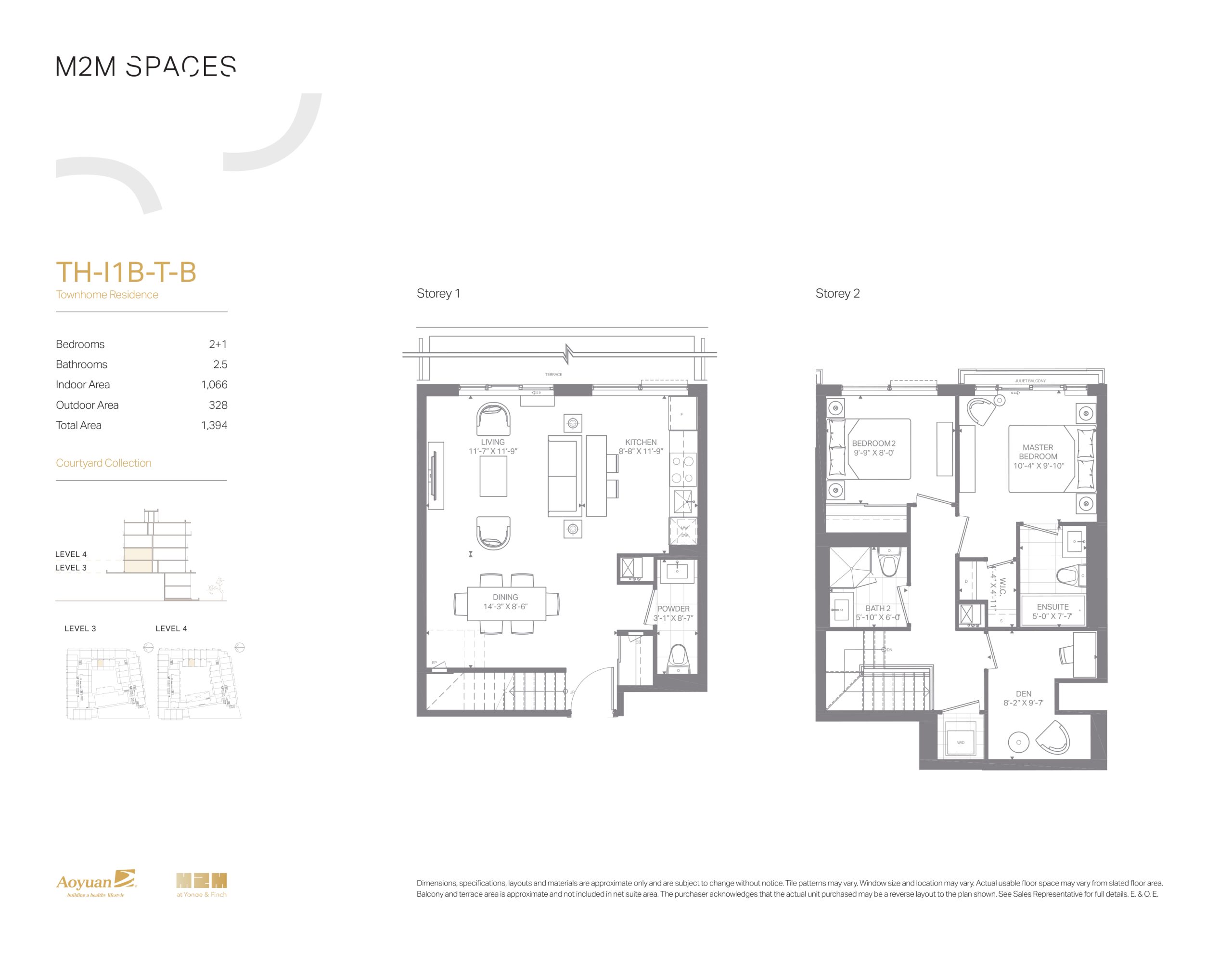 TH-I1B-T-A (Courtyard Collection) plan preview
