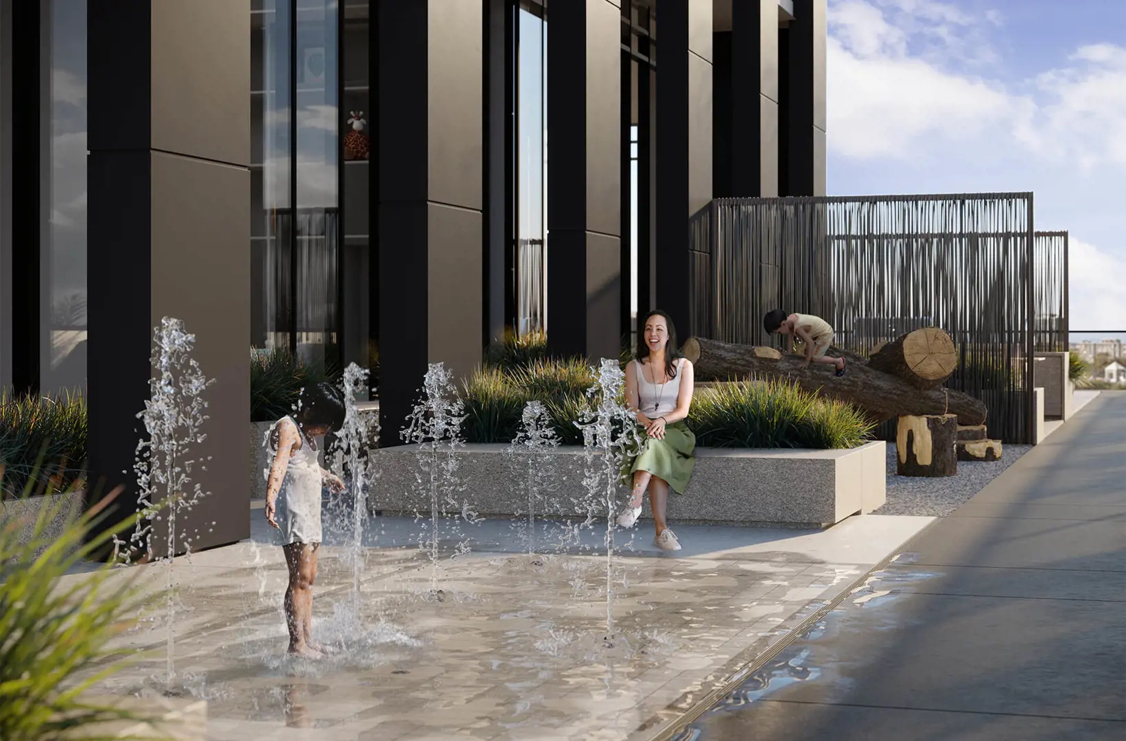 M City 5 Condominiums Outdoor Kid's Play Area Rendering