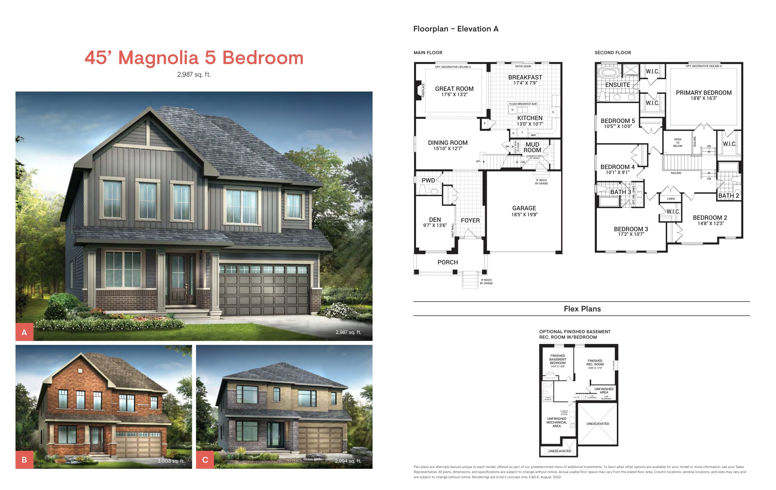 Magnolia (5 Bed) plan preview