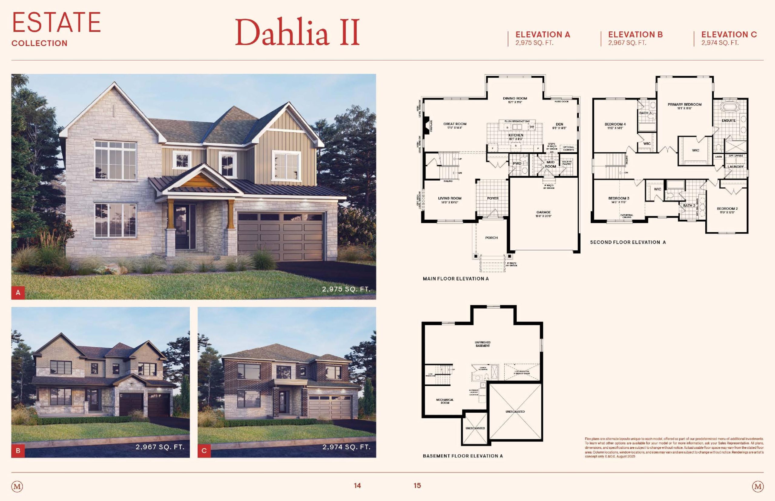 Dahlia II (Estate Collection) plan preview