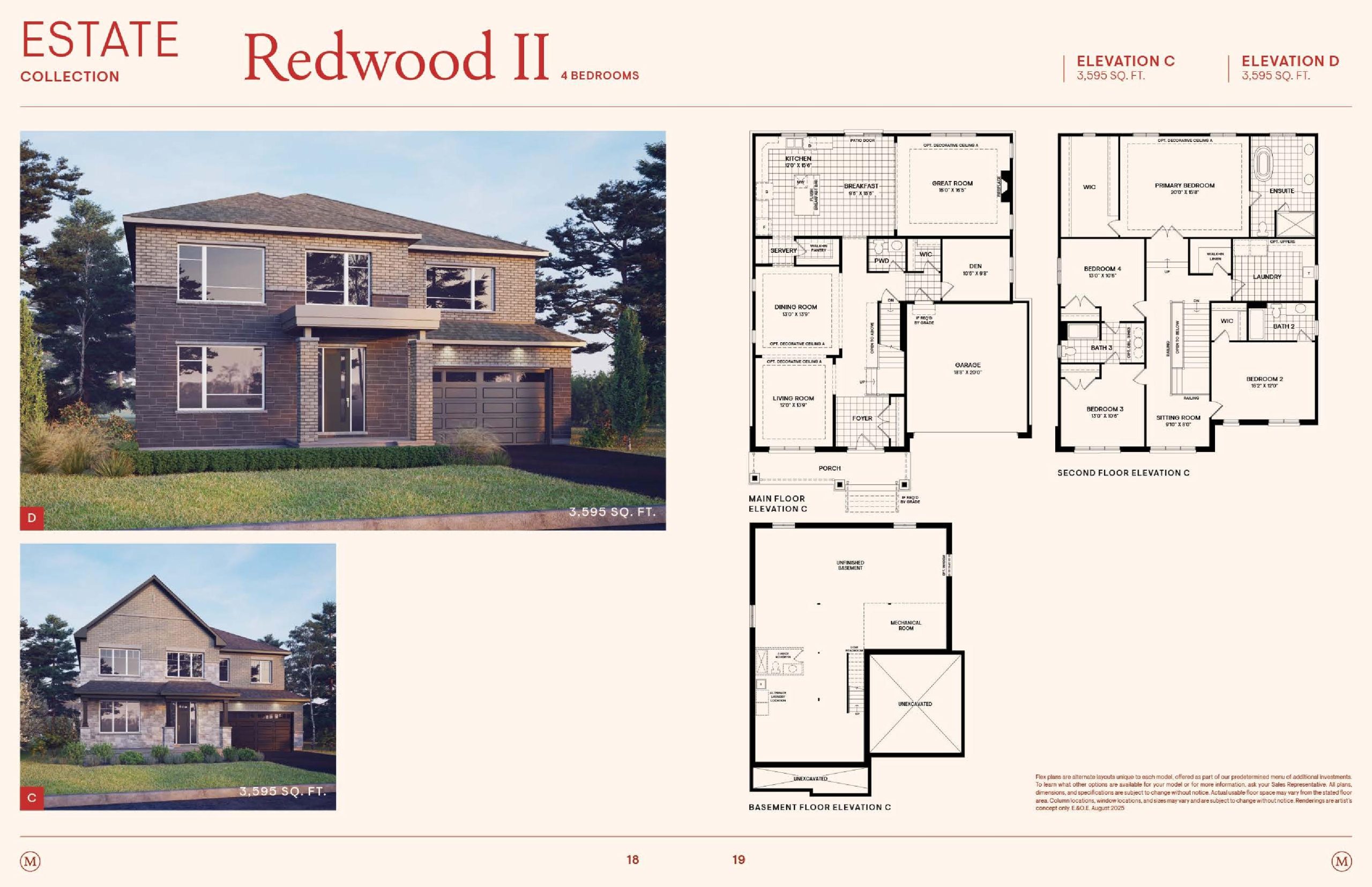 Redwood II (4 Bed) (Estate Collection) plan preview