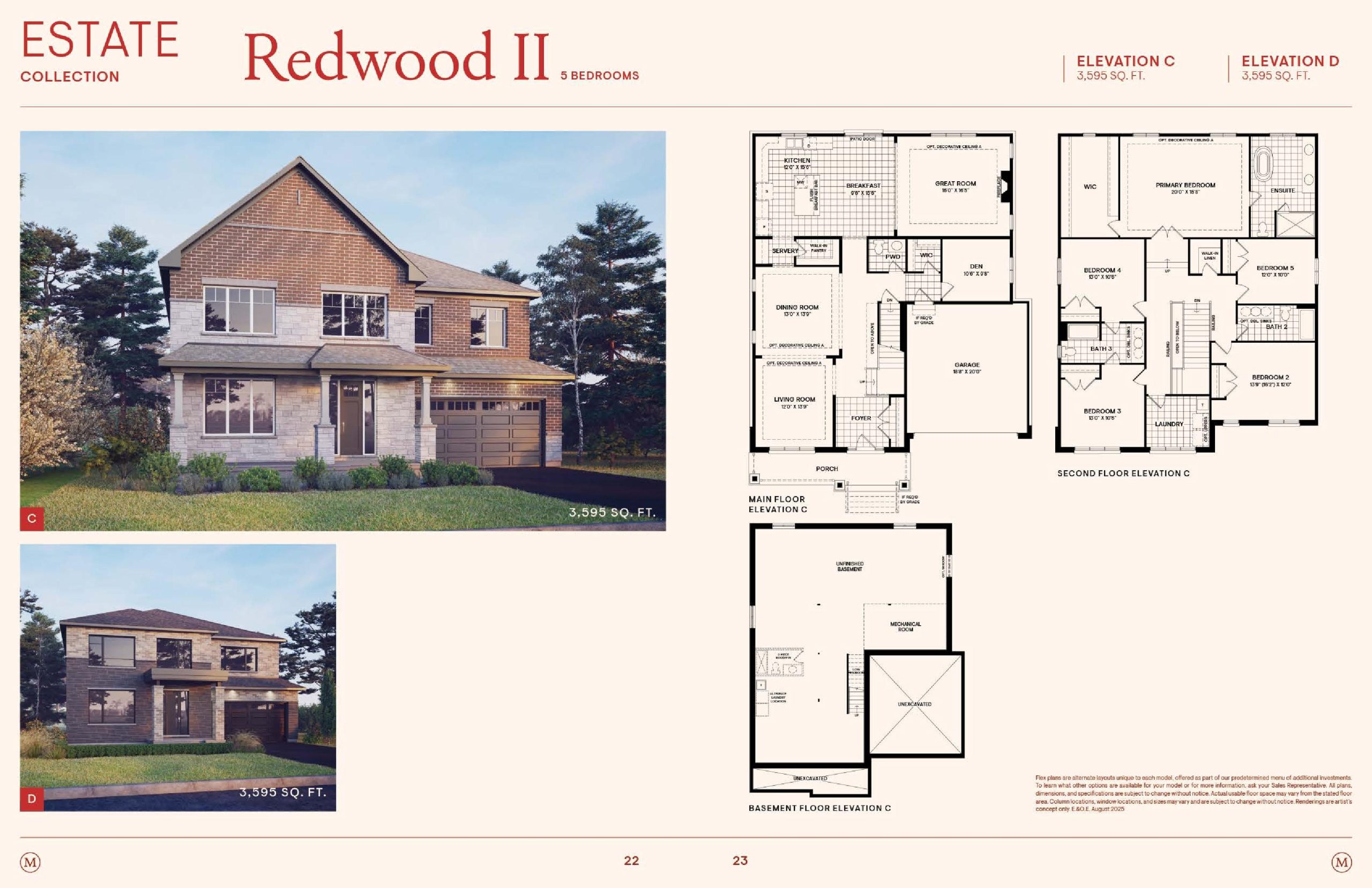Redwood II (5bed) (Estate Collection) plan preview