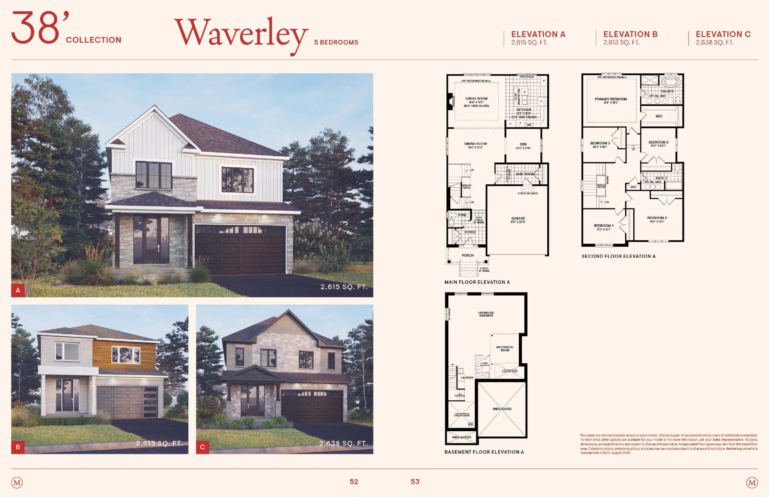 Waverley (5 Bed) plan preview
