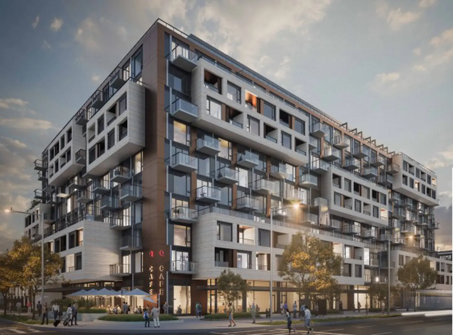 Major Mackenzie Drive West & Fossil Hill Road Condos, Vaughan. Artist’s rendering.