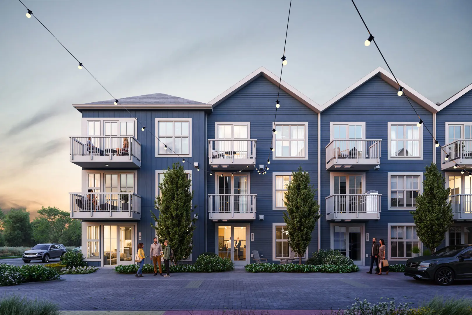 Market Commons at Southlands Tsawwassen, Delta. Artist’s rendering.
