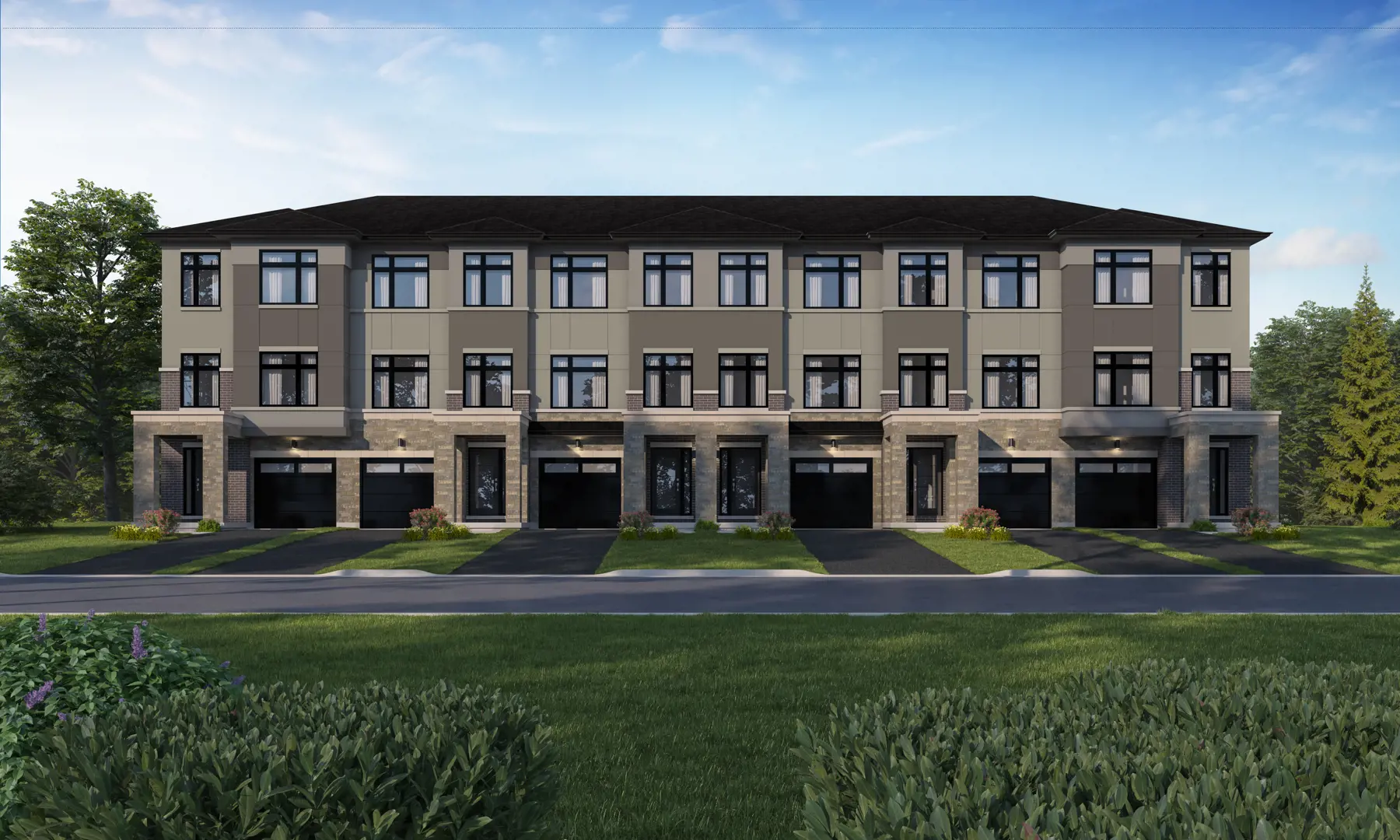 Maya Urban Towns, Brampton. Artist’s rendering.