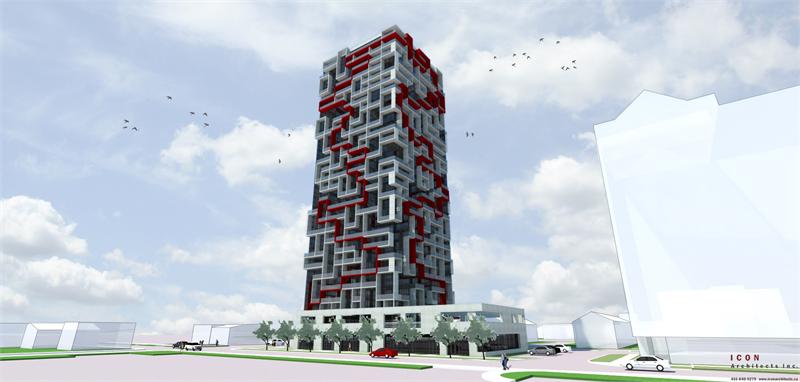 Maze Condos, Mississauga. Artist’s rendering.