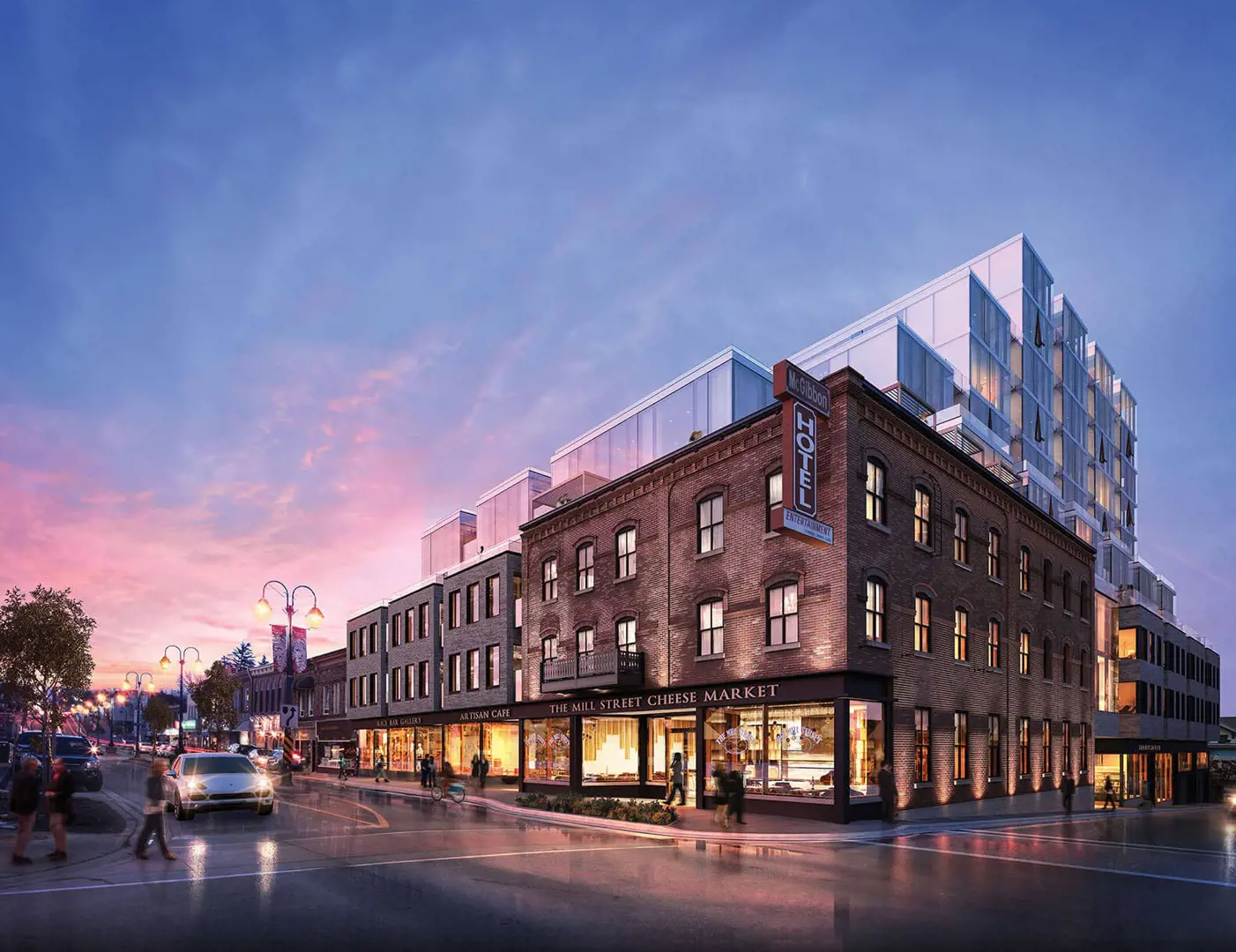 McGibbon on Main, Halton Hills. Artist’s rendering.