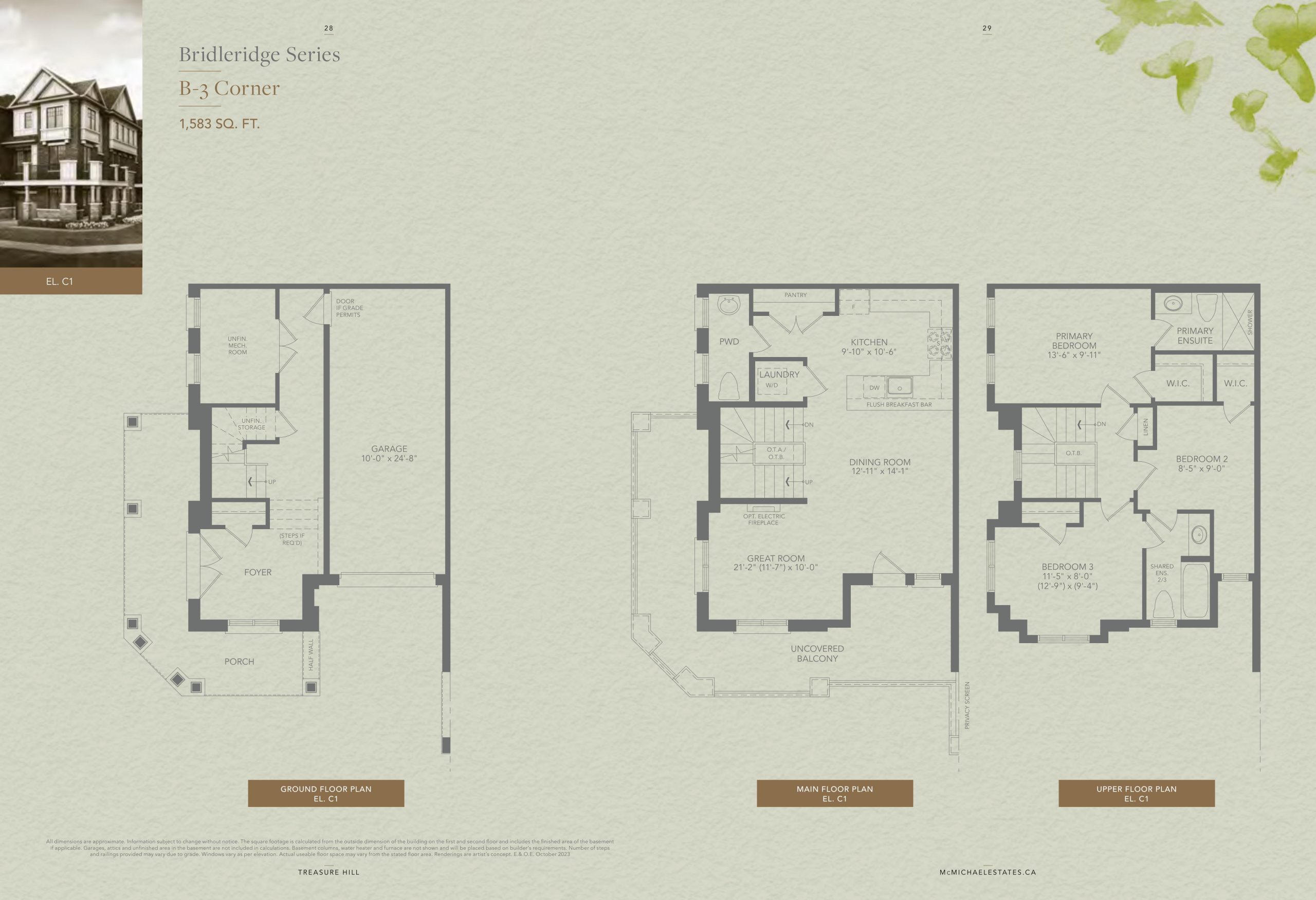 B-3 Corner (C1) plan preview