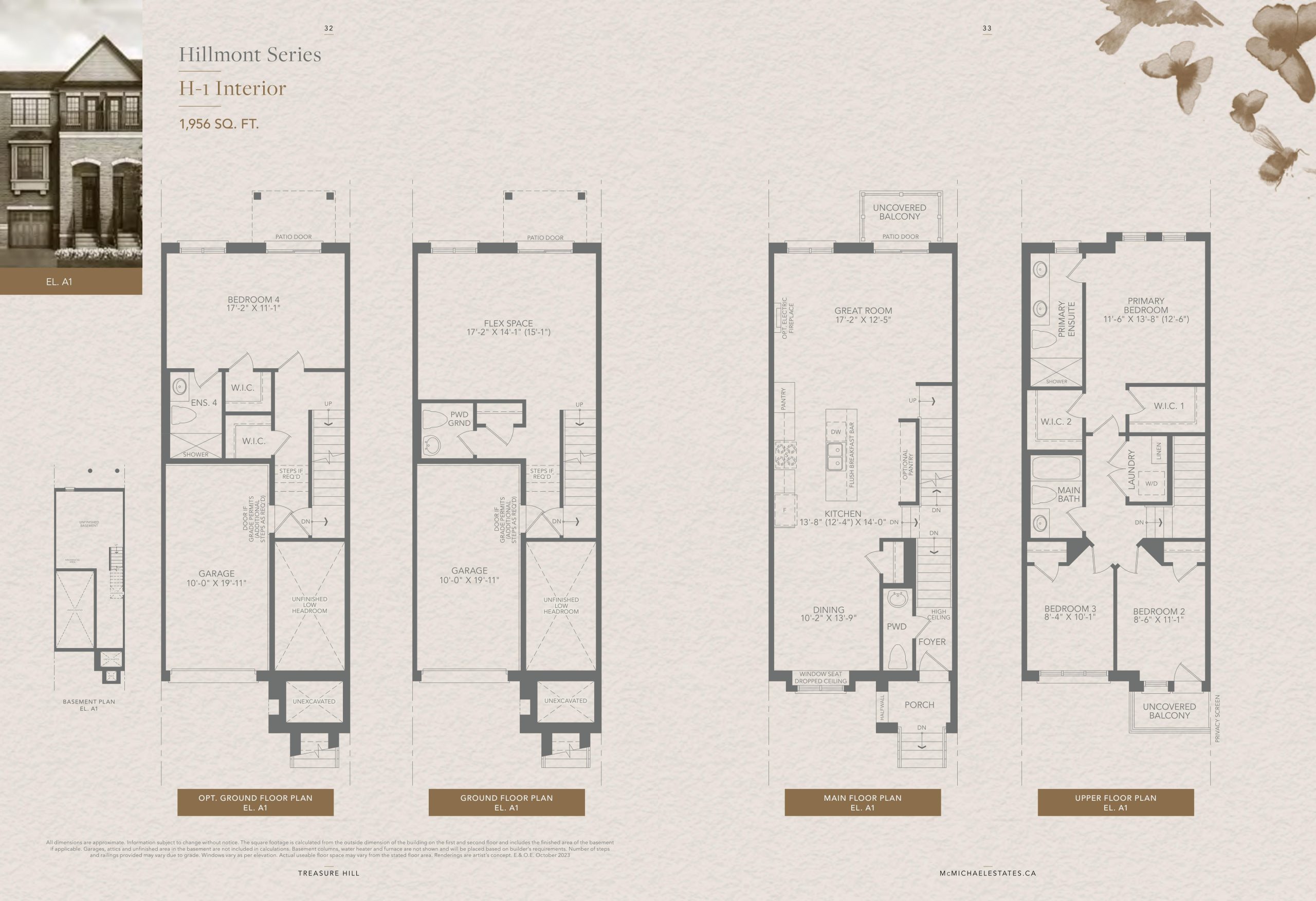 H-1 Interior (A1) plan preview