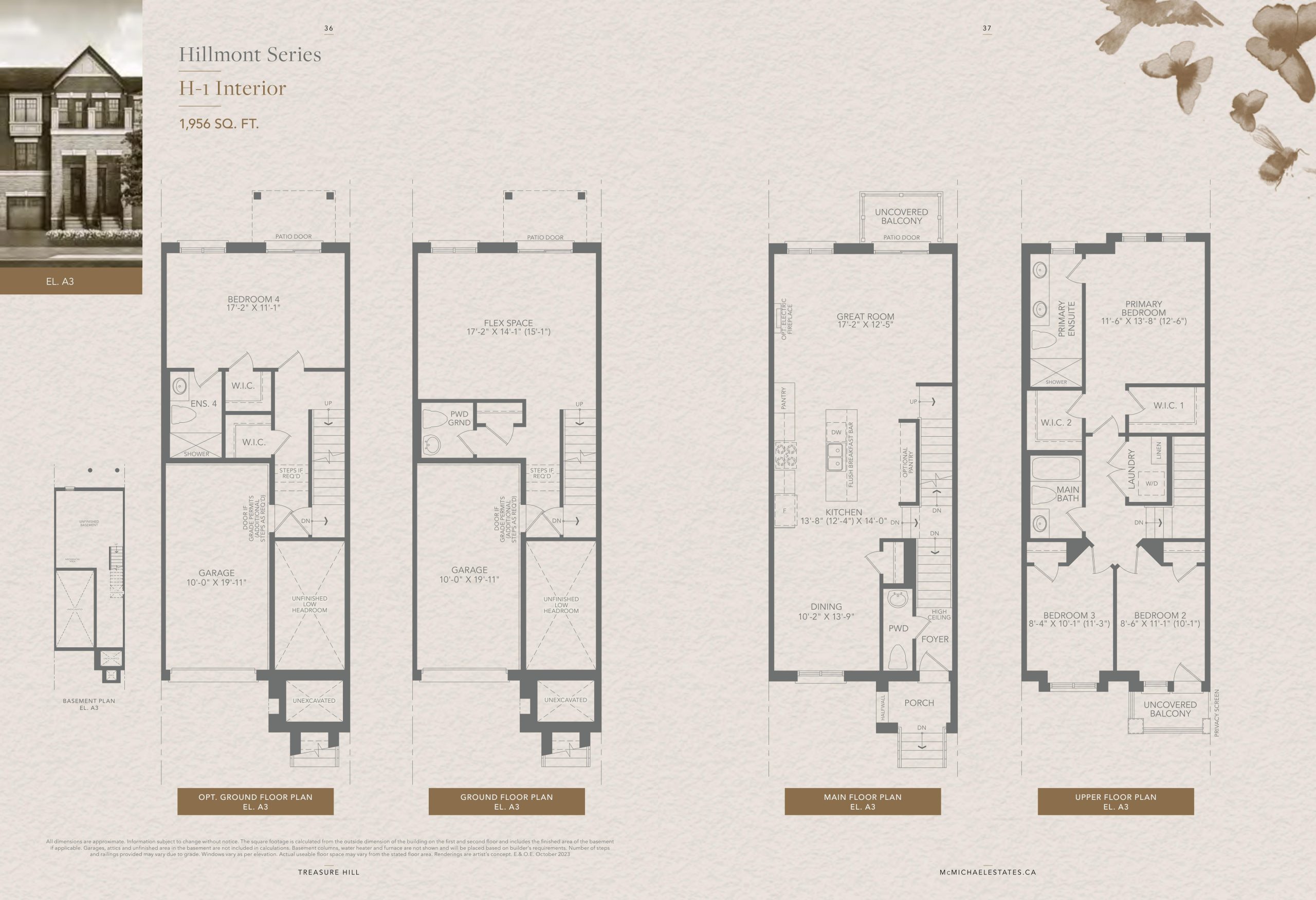 H-1 Interior (A3) plan preview