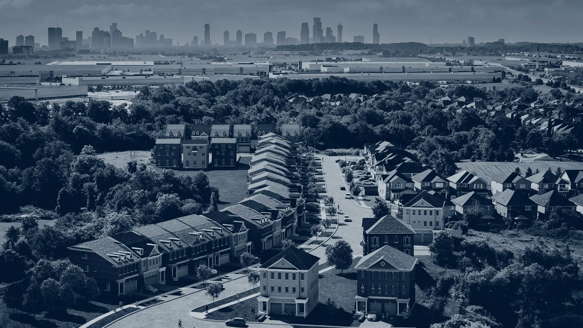 Meadowvale Brooks, Mississauga. Artist’s rendering.
