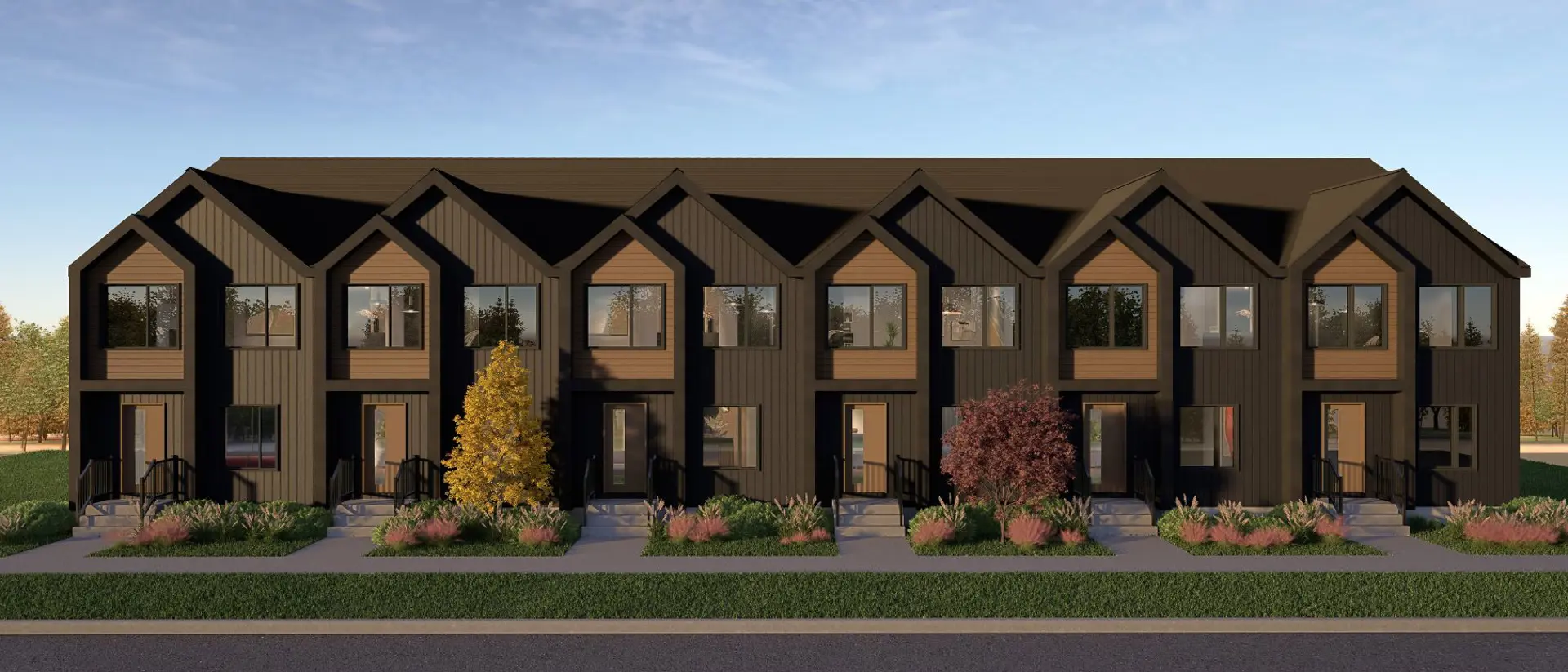 Michener Park Townhomes, Edmonton. Artist’s rendering.