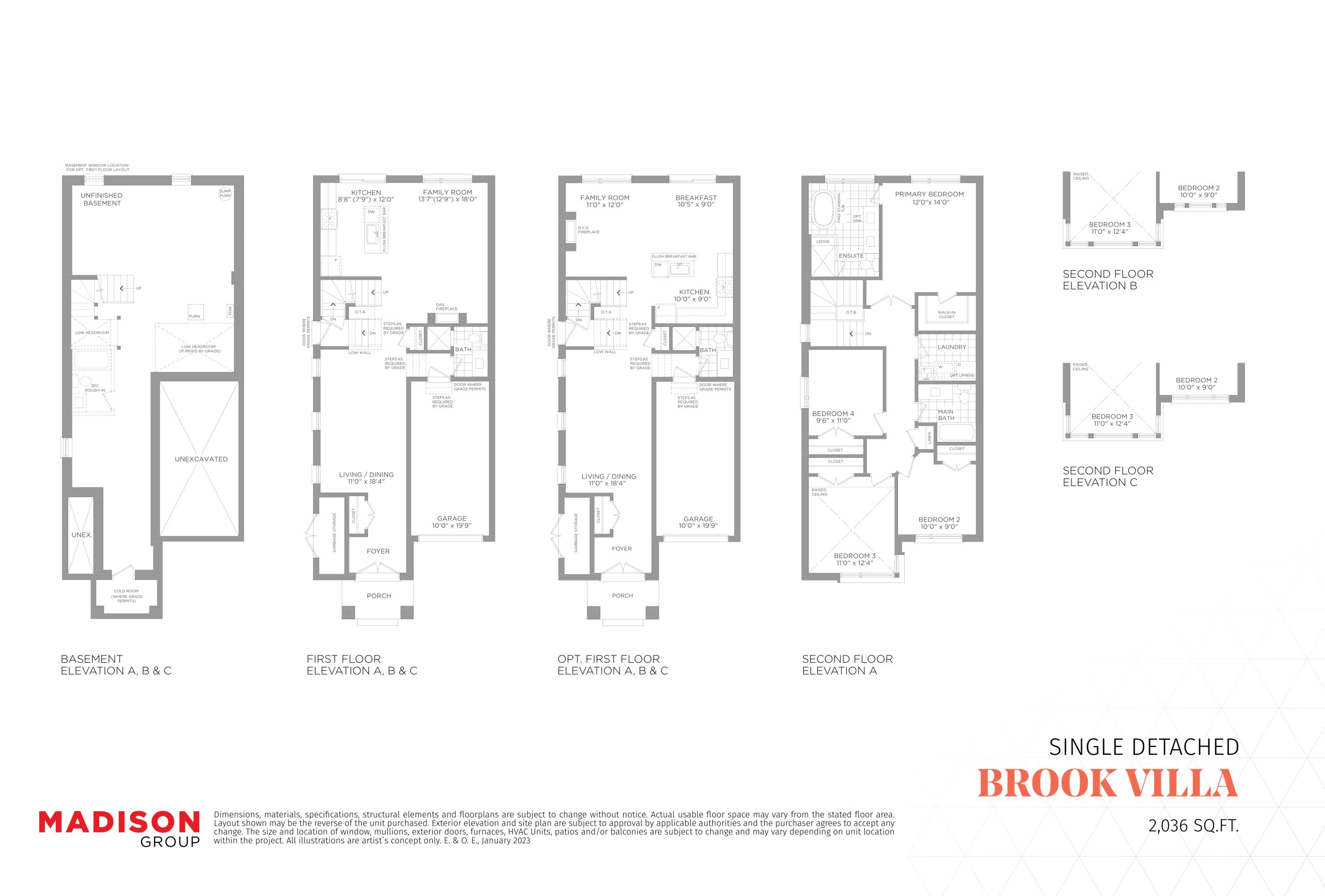 Brook Villa plan preview