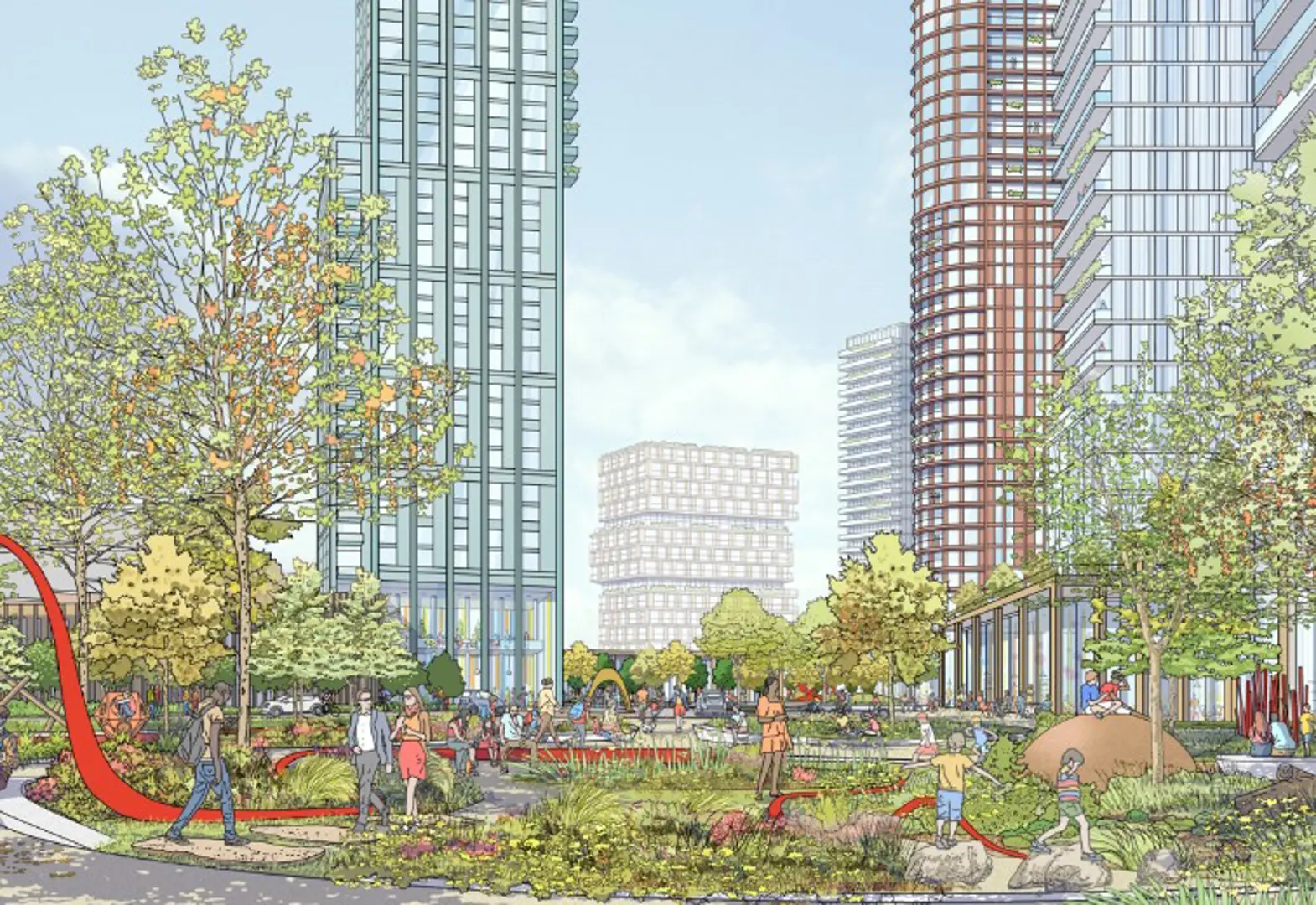 Milliken Transit Oriented Community, Markham. Artist’s rendering.