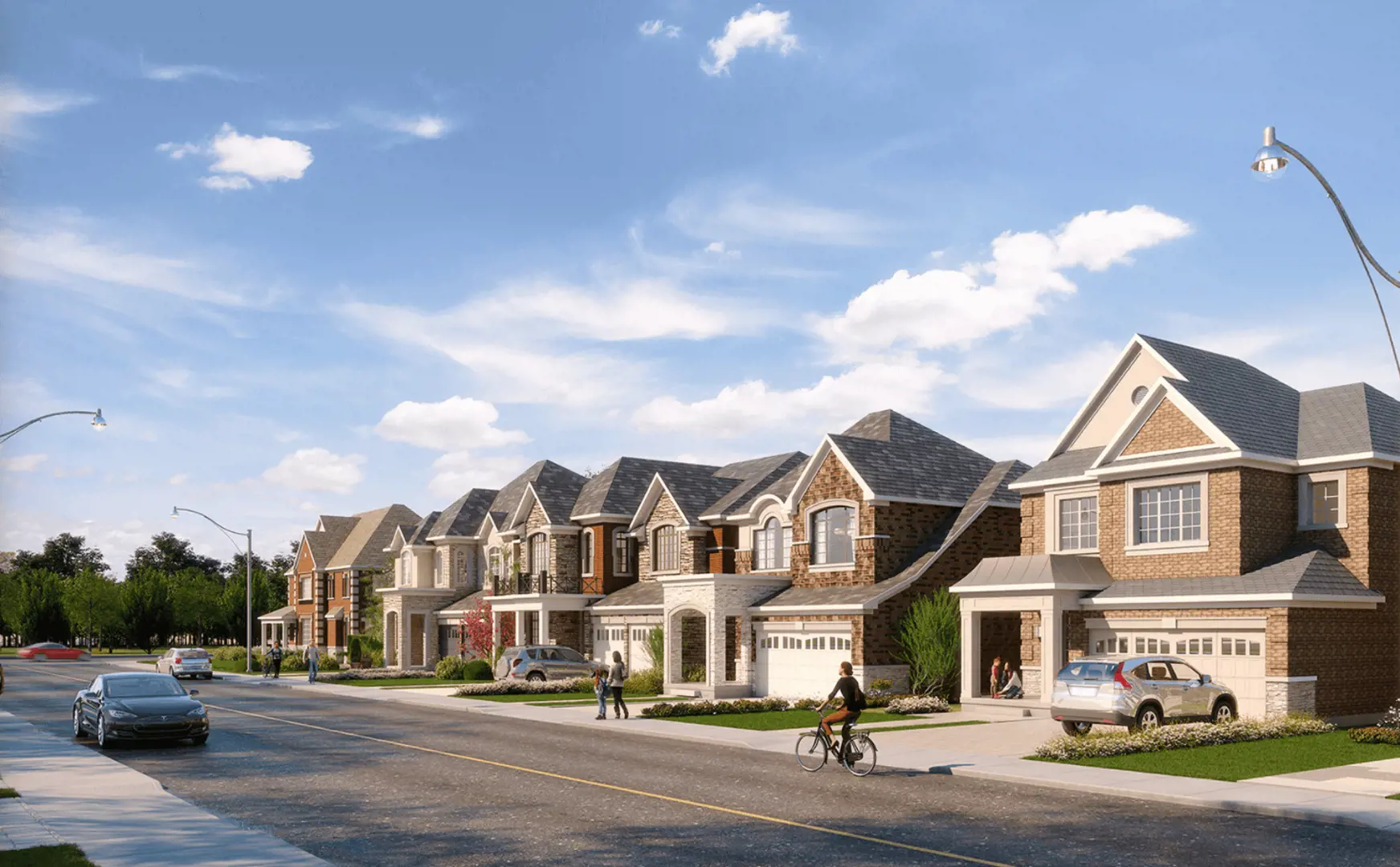 Milton Village, Milton. Artist’s rendering.