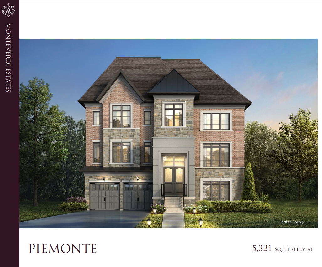 Piemonte - 4 Car Garage plan preview