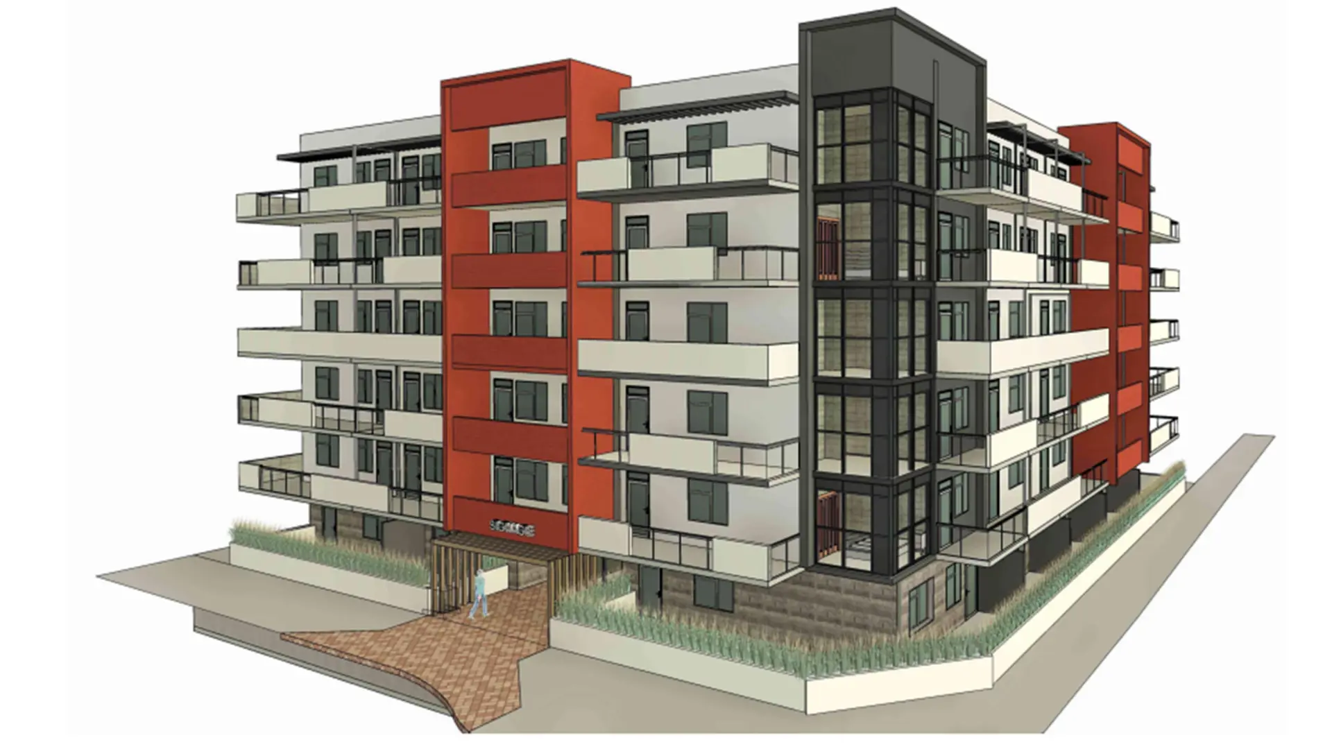 Multi-Residential SE, Calgary. Artist’s rendering.