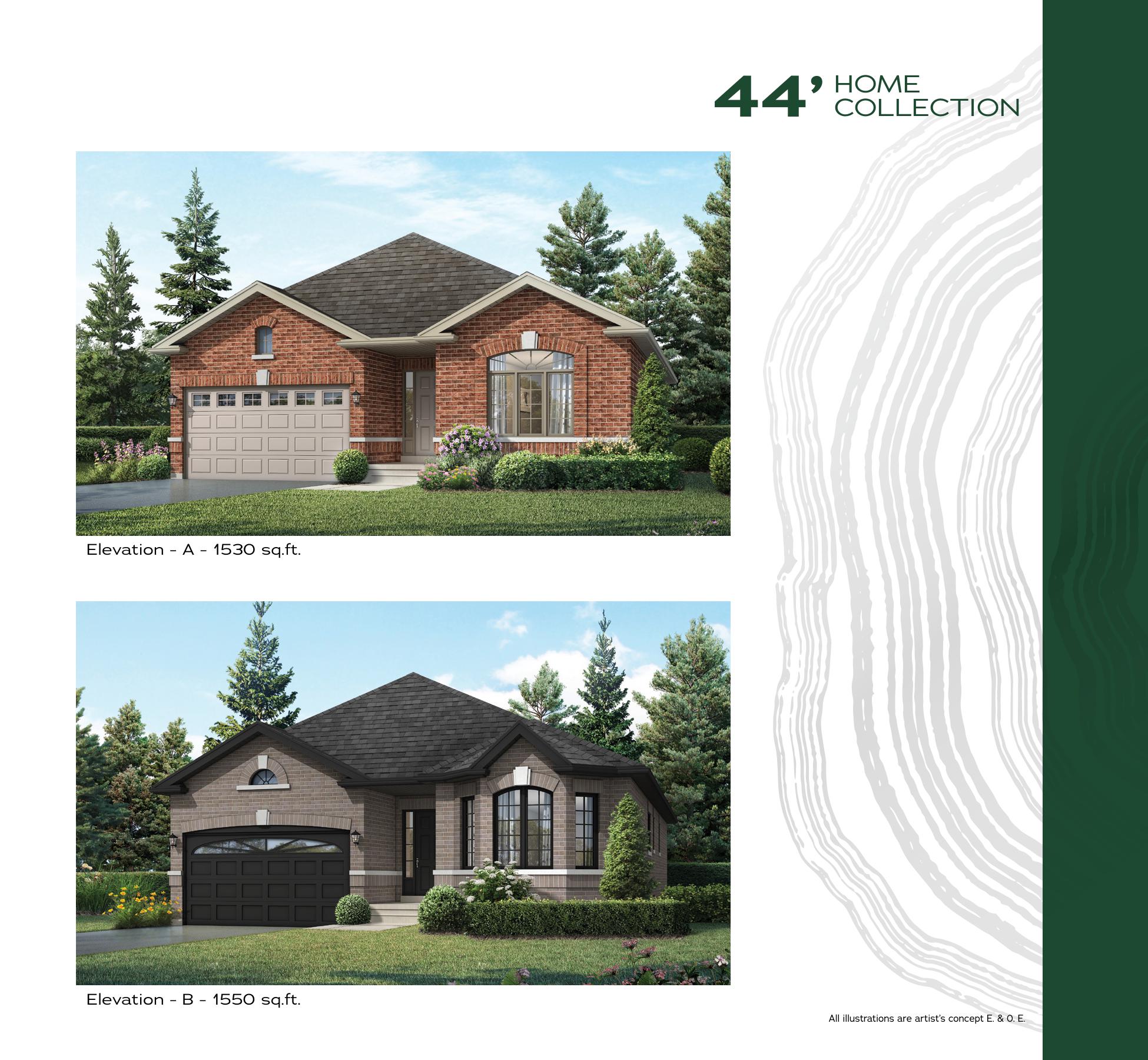 The Larkspur - Elev. A floor plan