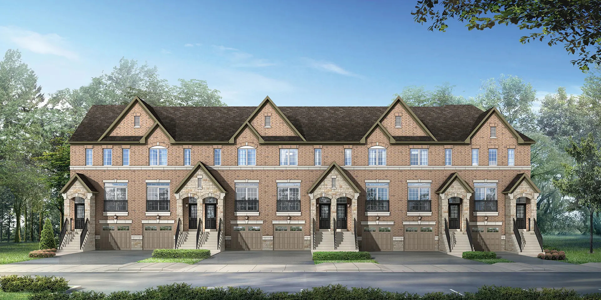 New Forest at Duffin’s Creek - Single Family Homes, Ajax. Artist’s rendering.