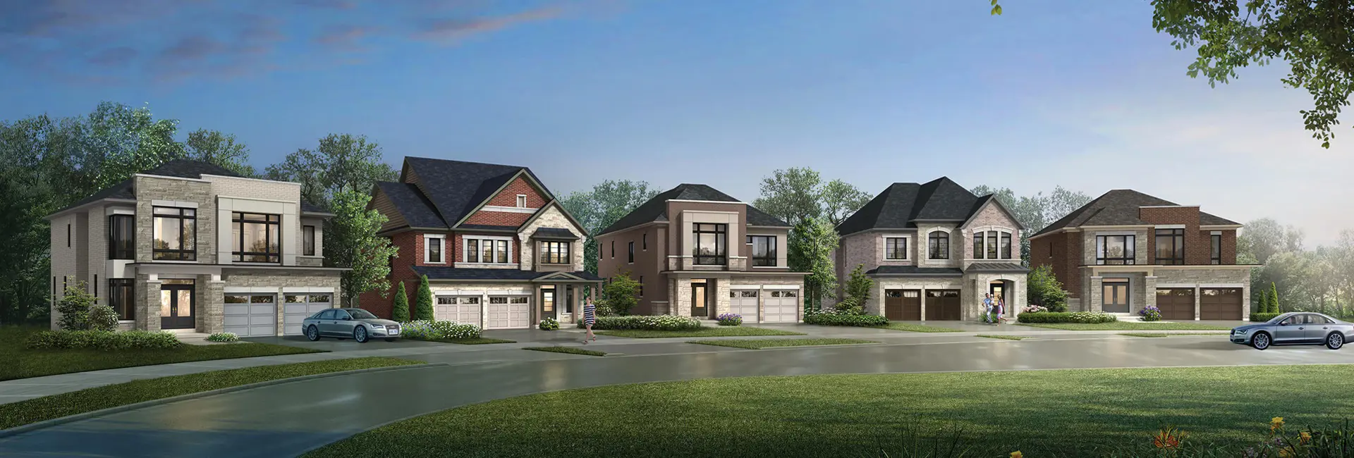 New Kleinburg - Single Family Homes, Vaughan. Artist’s rendering.