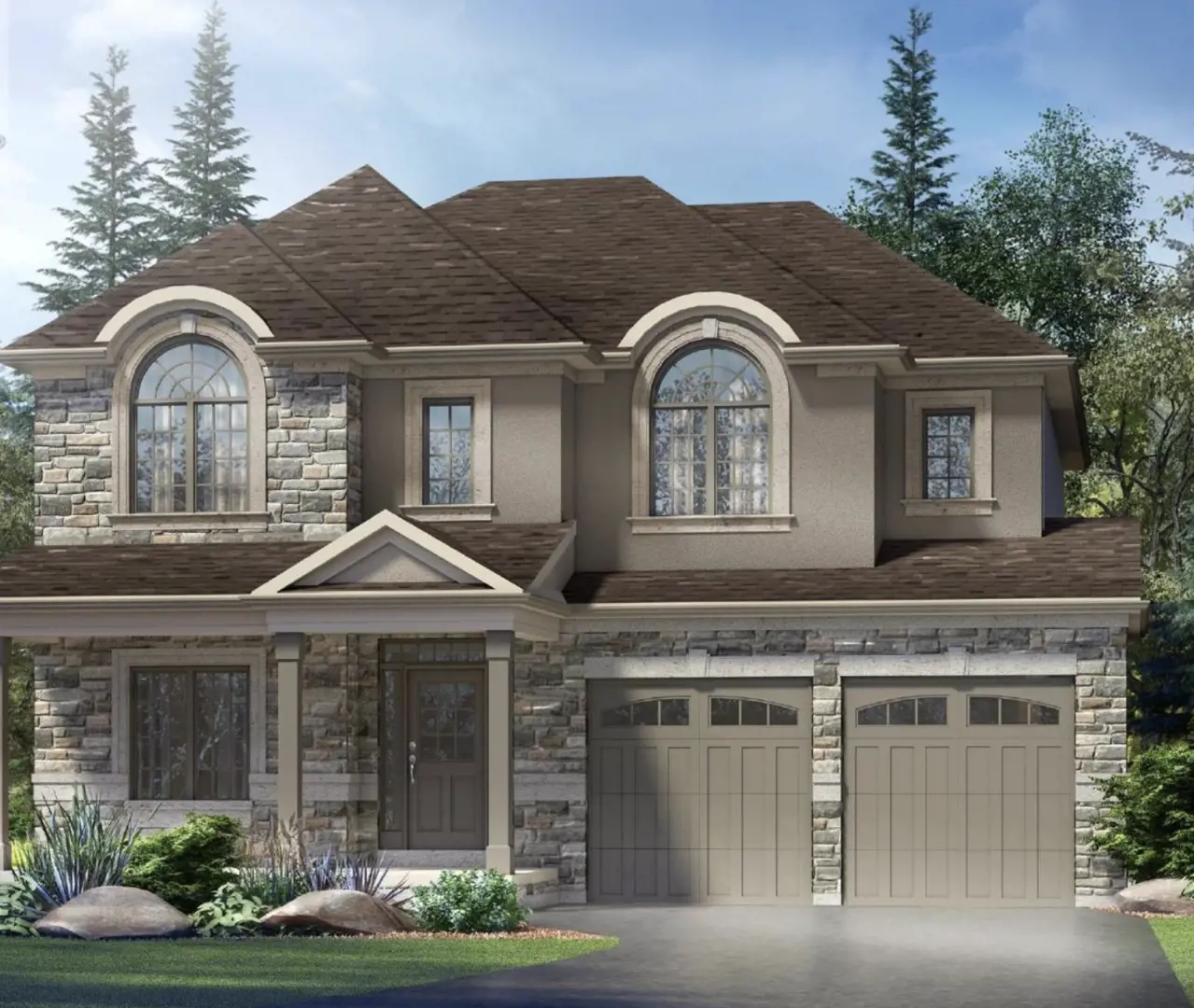 Newcastle Singles by Delta Rae Homes, Clarington. Artist’s rendering.