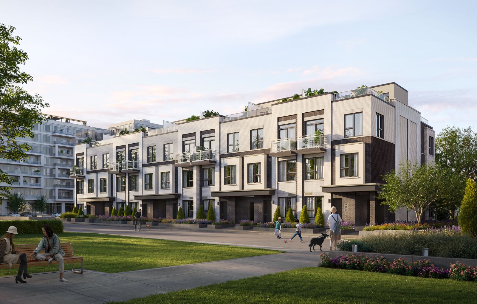Northshore Towns, Burlington. Artist’s rendering.