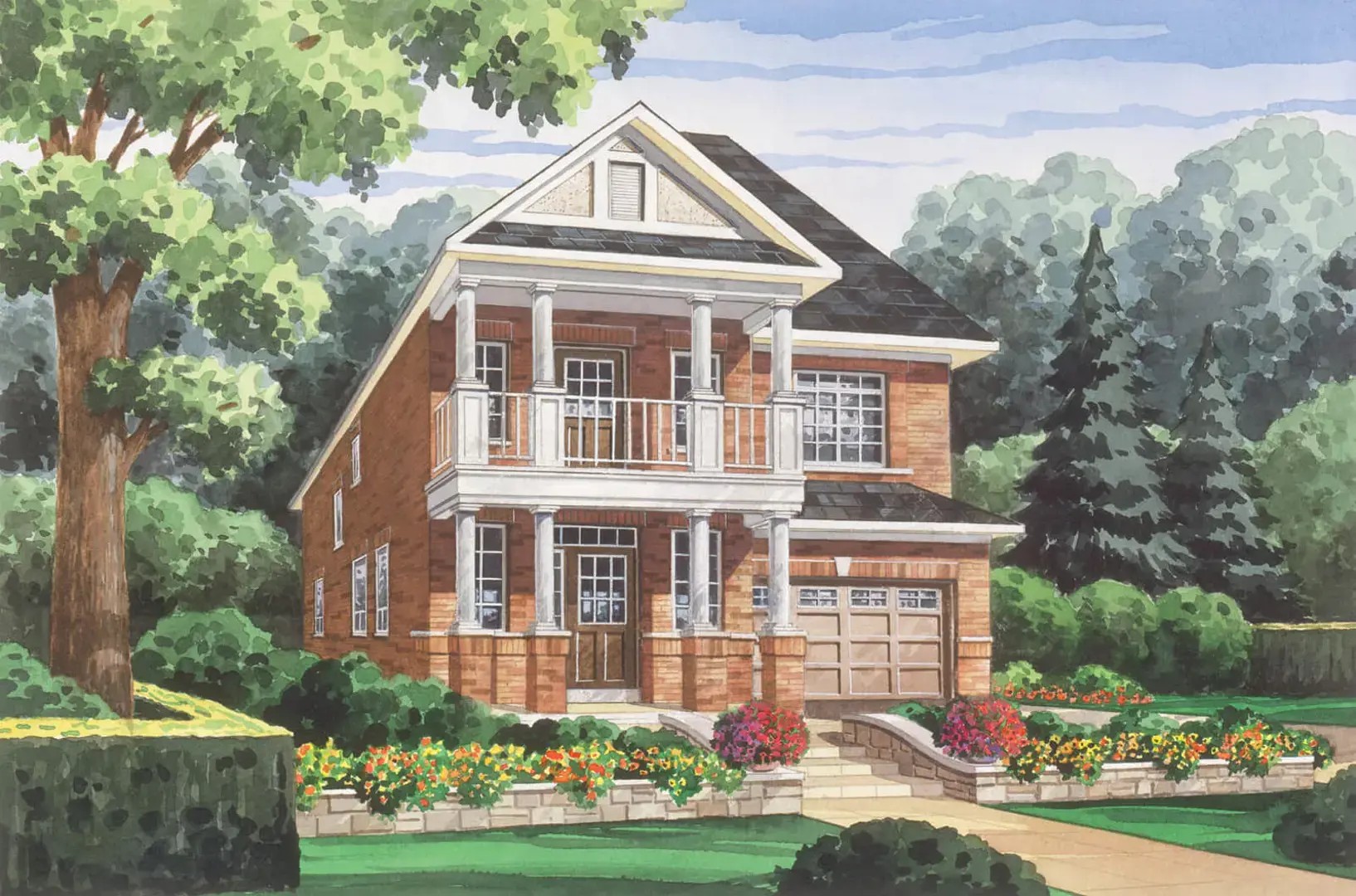 Oakdale Village – Towns, Toronto. Artist’s rendering.