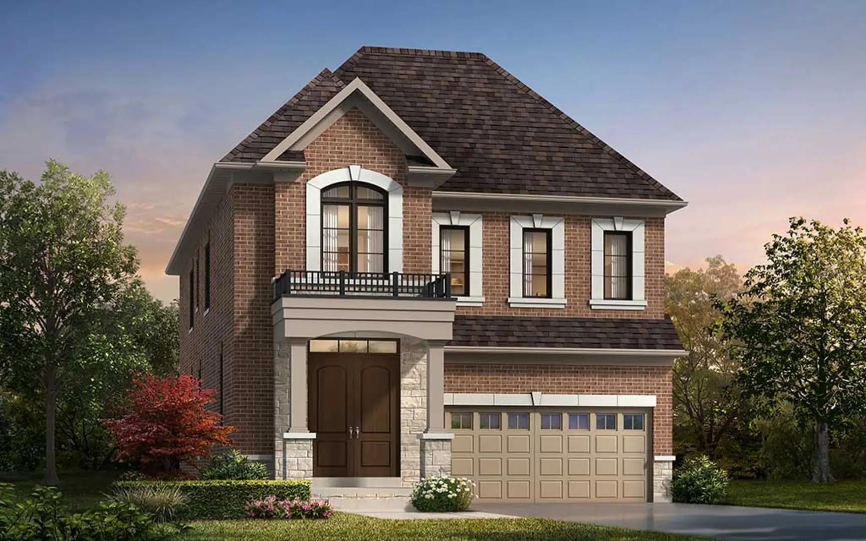 Oakridge Meadows - Single Family Homes, Richmond Hill. Artist’s rendering.