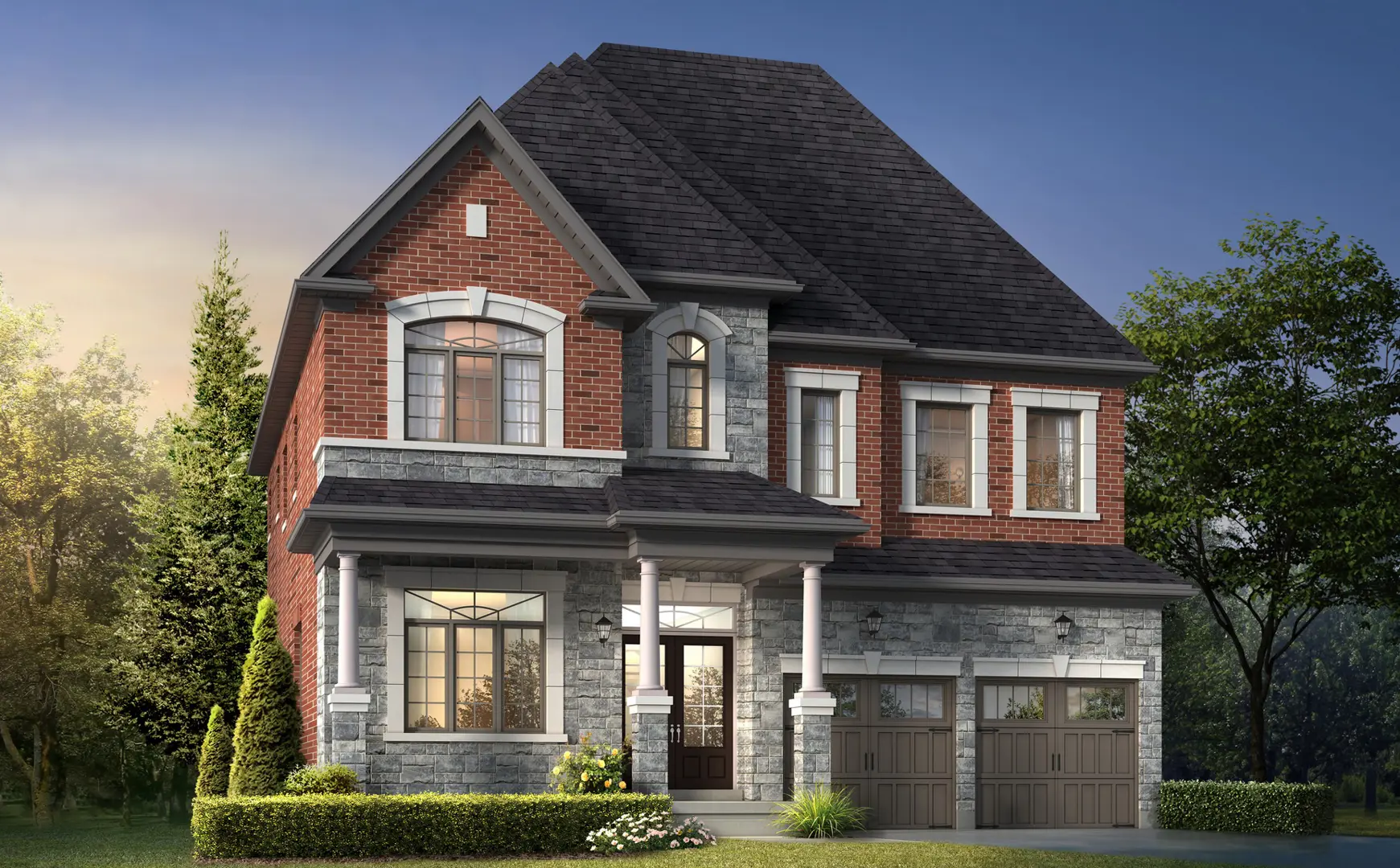 Oakridge Meadows - Single-Family Homes, Gormley. Artist’s rendering.