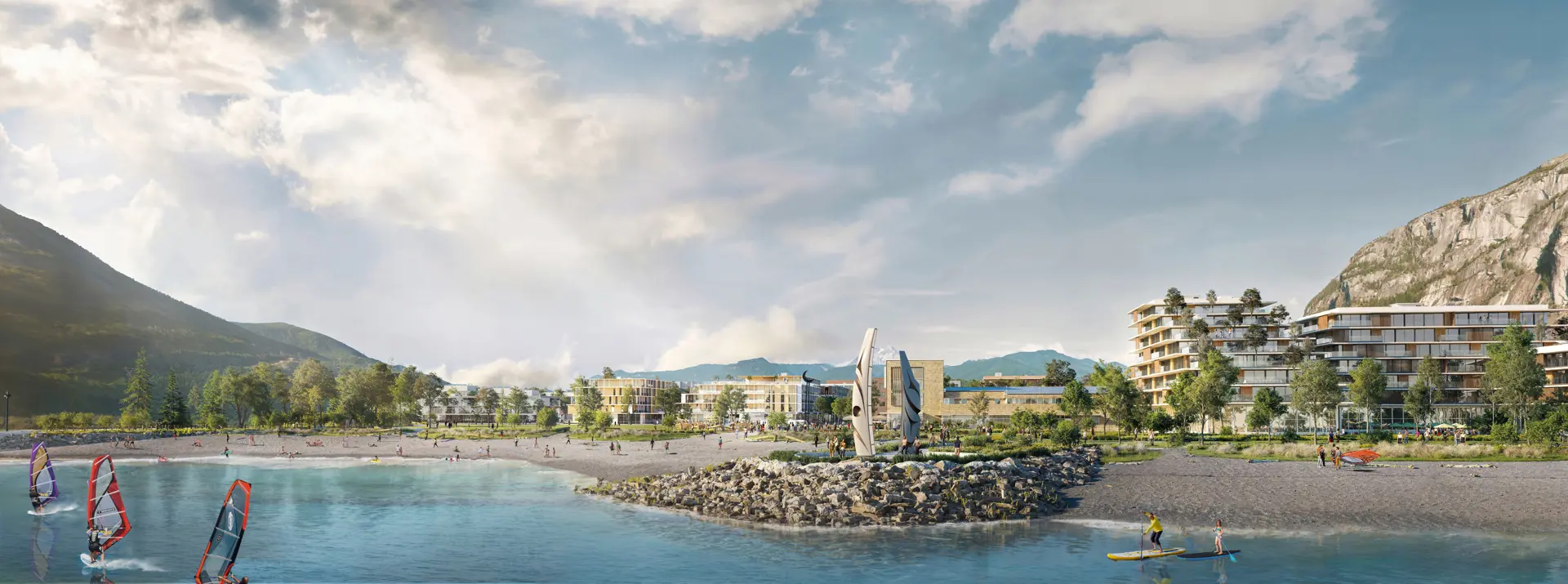 Oceanfront Squamish rendering