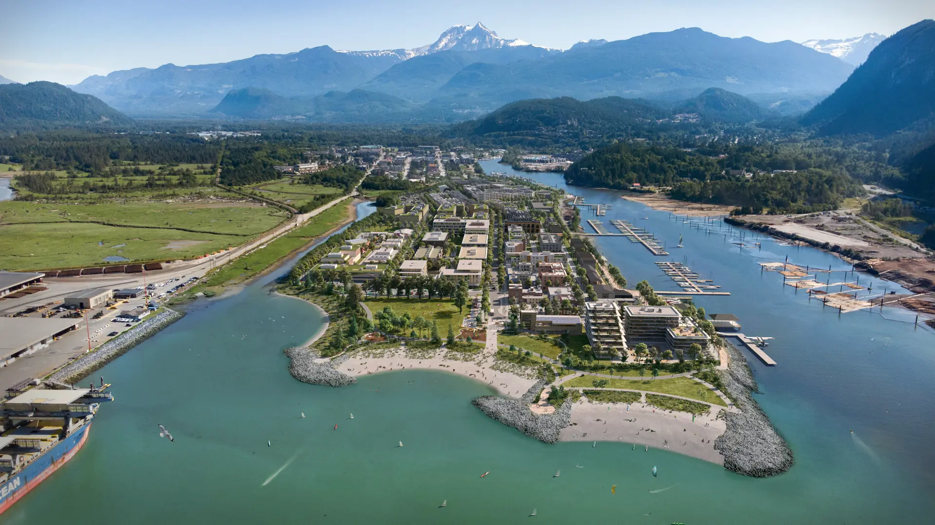 Oceanfront Squamish supplied project rendering
