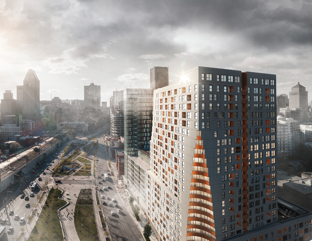 Odea Condos, Montréal. Artist’s rendering.