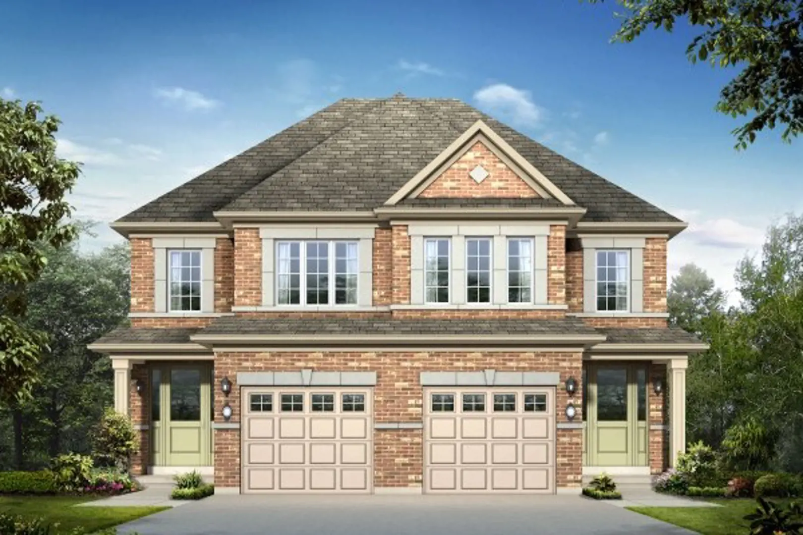 On The Ridge - Single-Family Homes, Hamilton. Artist’s rendering.