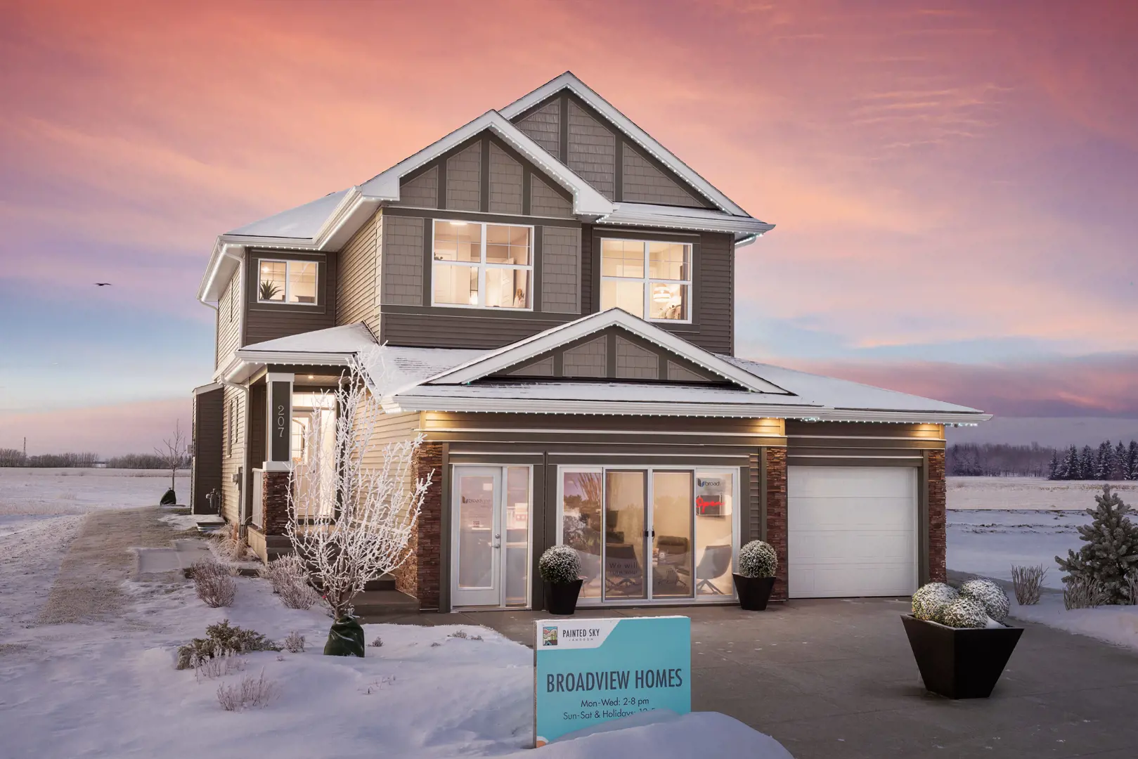 Painted Sky, Langdon. Artist’s rendering.