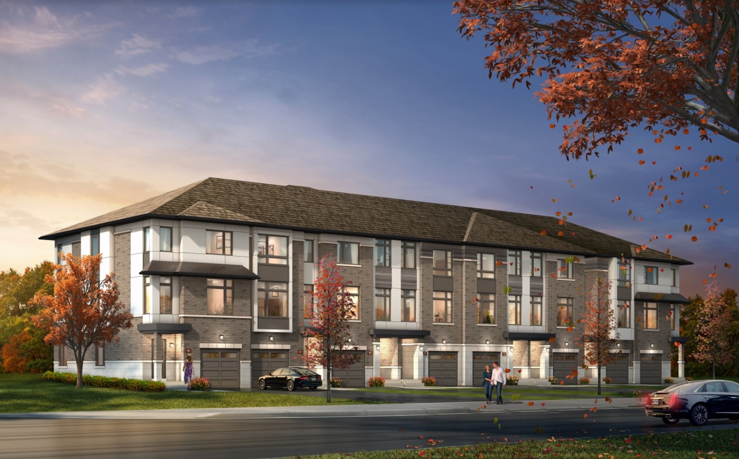 Park District Towns, Pickering. Artist’s rendering.
