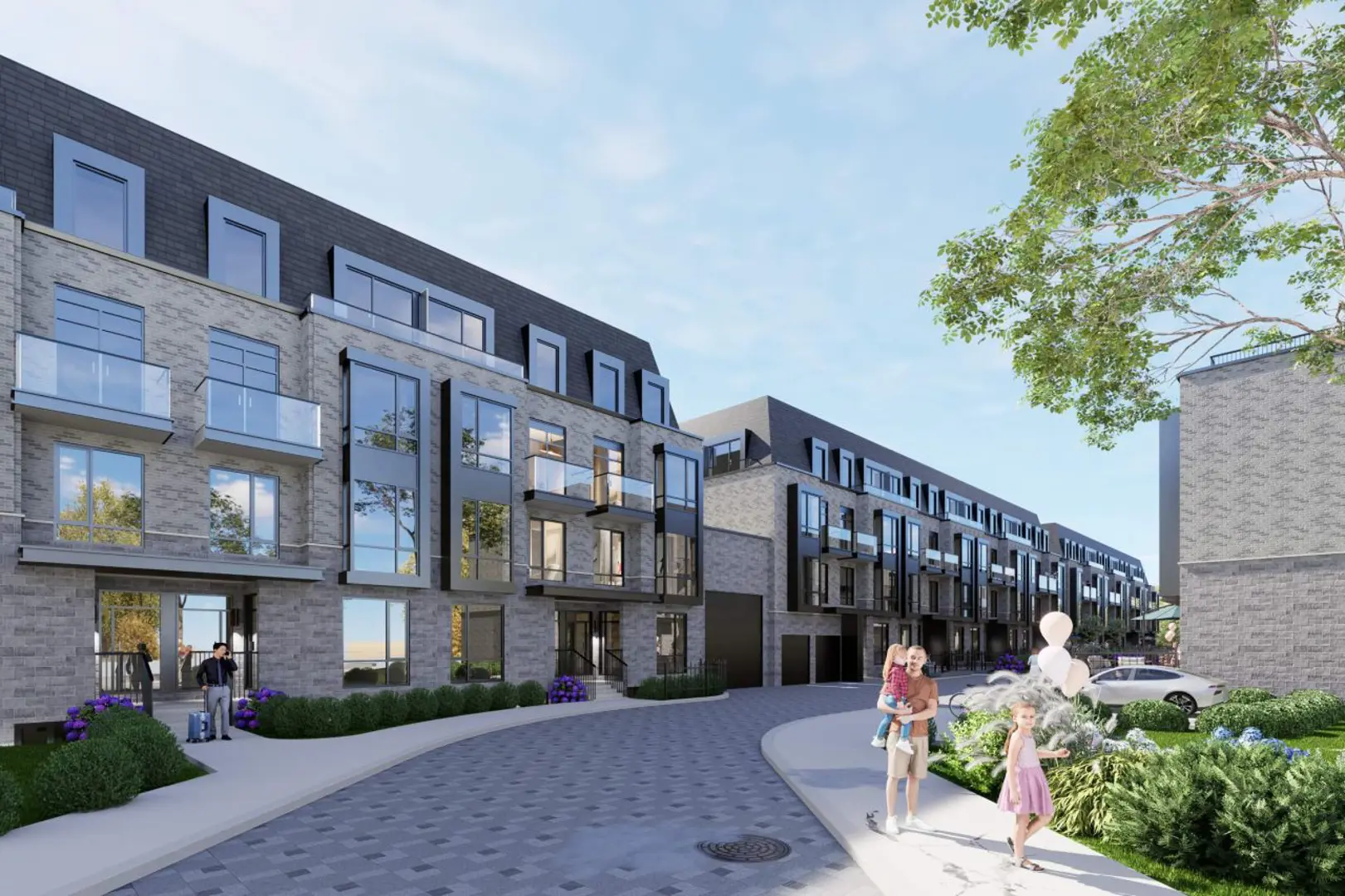 Parkcrest Townhomes, Toronto. Artist’s rendering.