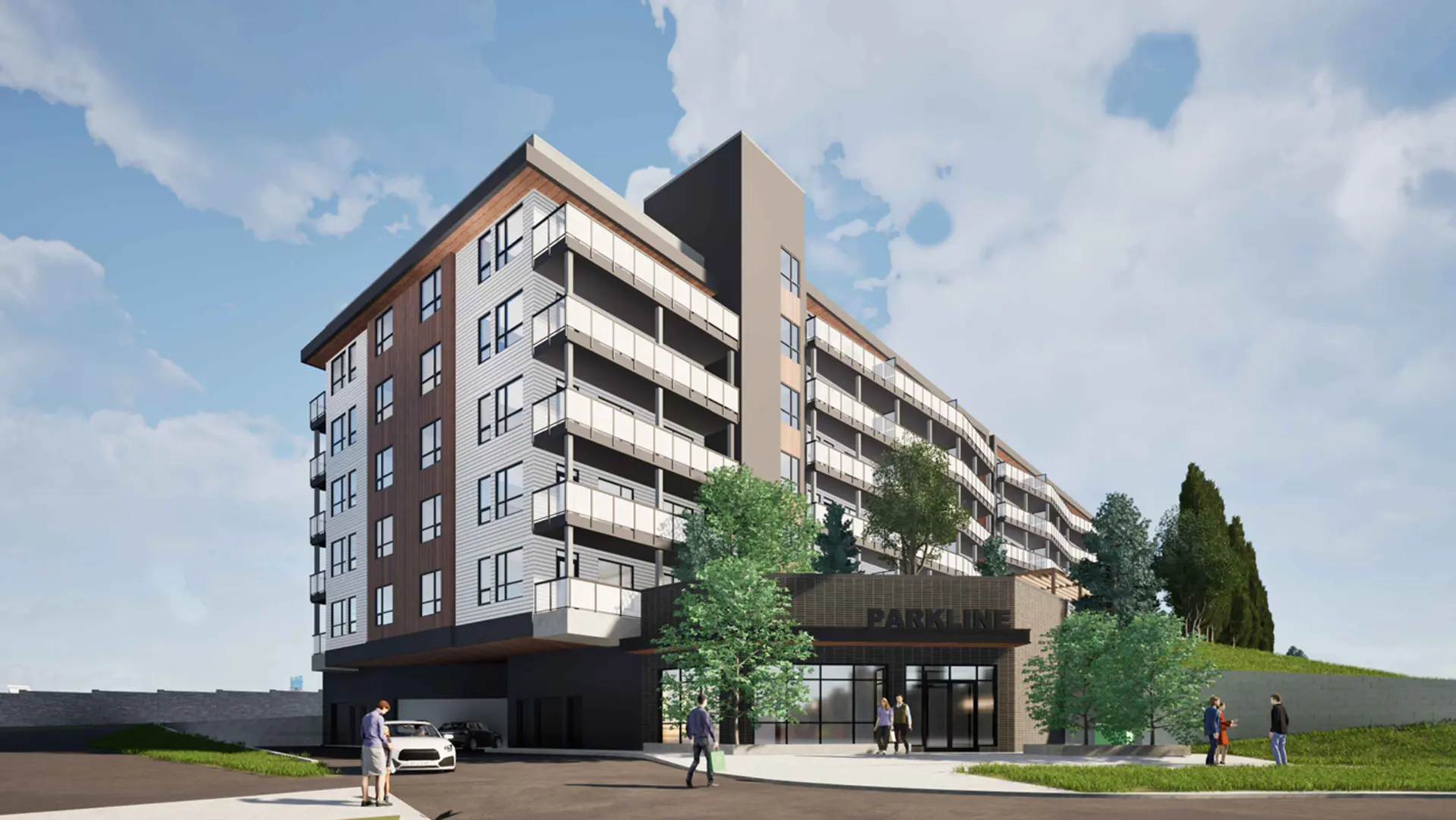 Parkline Phase 1, Calgary. Artist’s rendering.