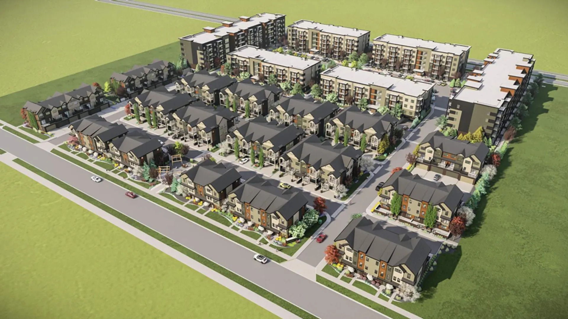 Partners Homestead Phase 8, Calgary. Artist’s rendering.