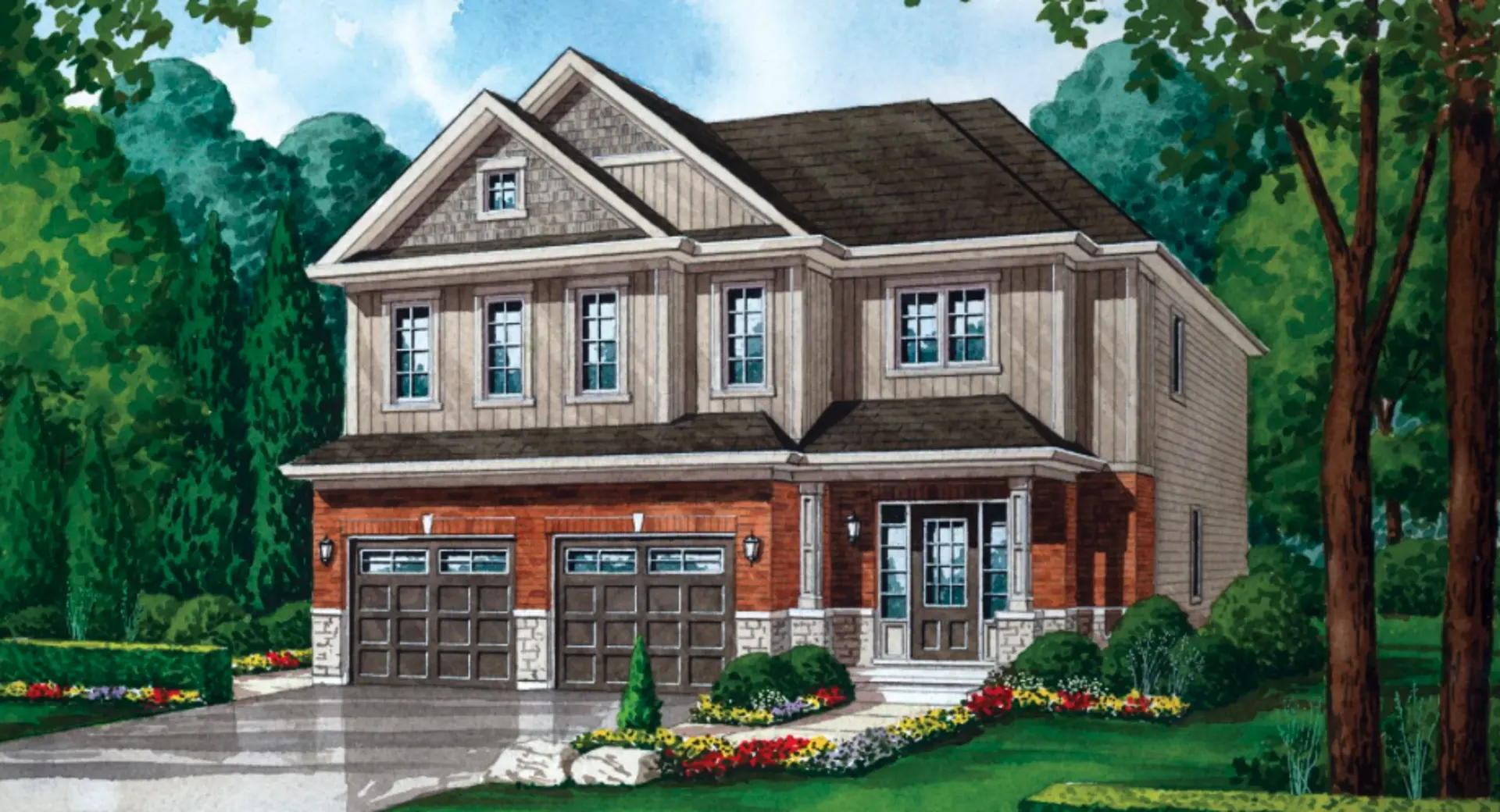 Peace Bridge Village - Single Family Homes, Fort Erie. Artist’s rendering.