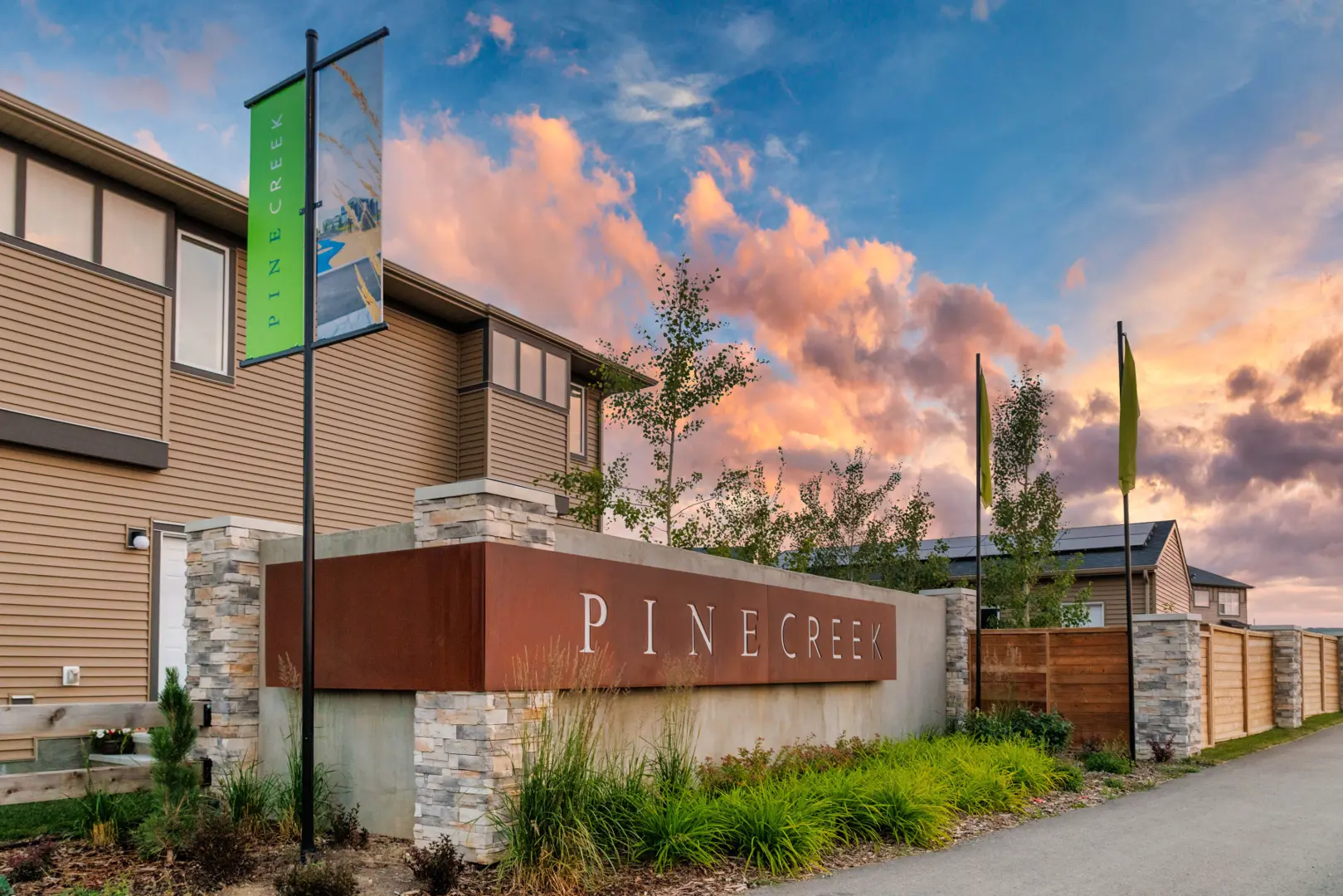 Pine Creek, Calgary. Artist’s rendering.