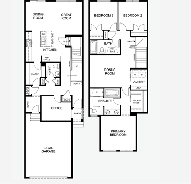 Front Drive 240 plan preview