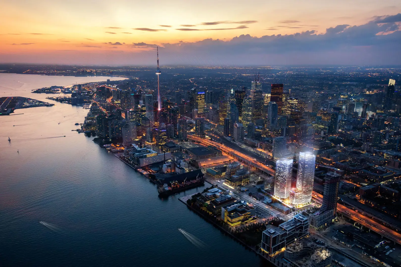 Pinnacle Lakeside, Toronto. Artist’s rendering.