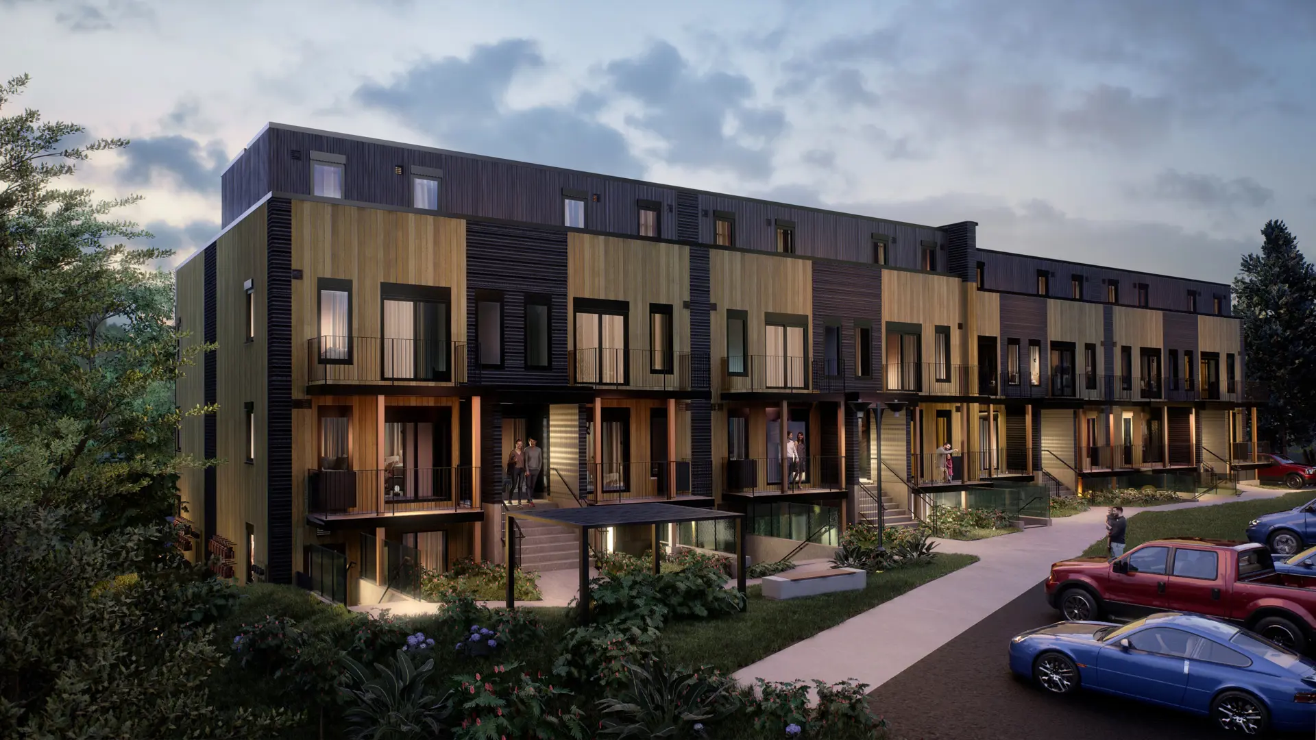 Pioneer Park Towns, Kitchener. Artist’s rendering.