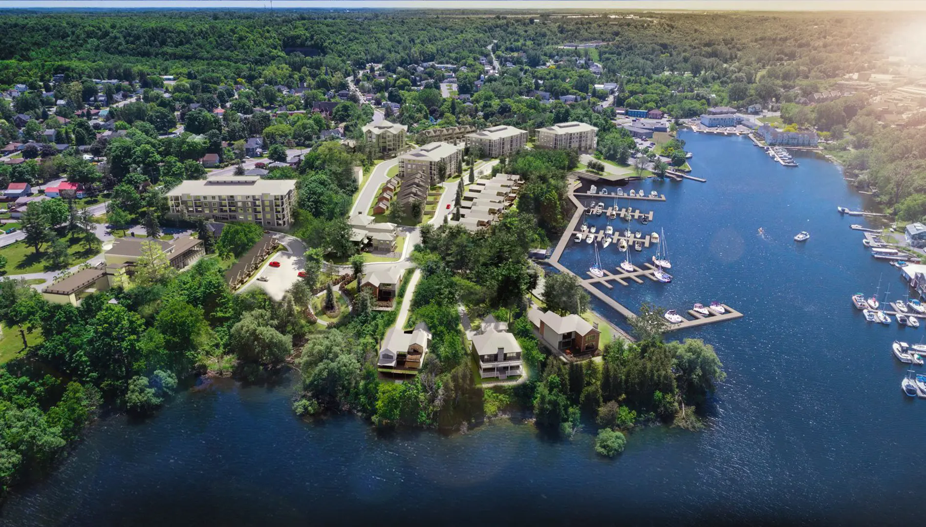 Port Picton, Picton. Artist’s rendering.