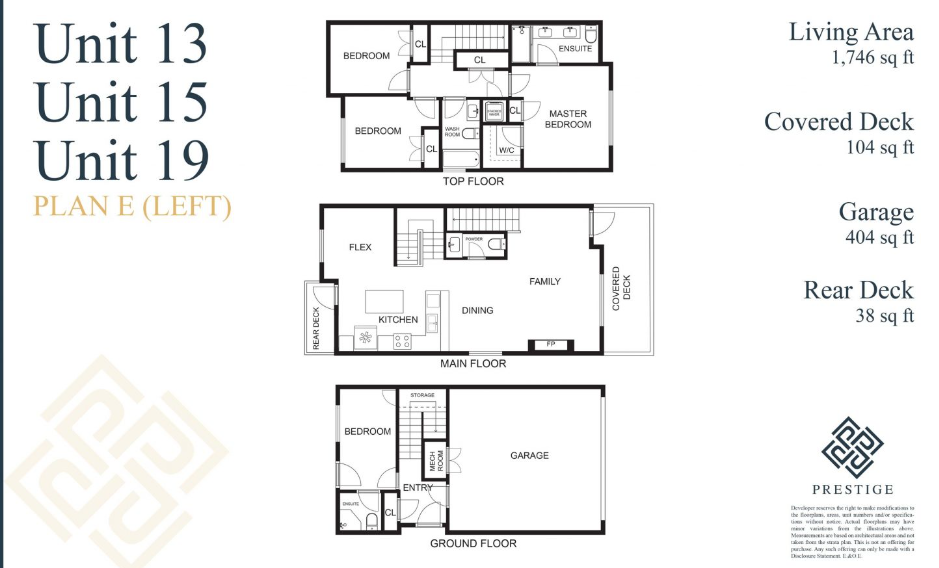 E (Left) plan preview
